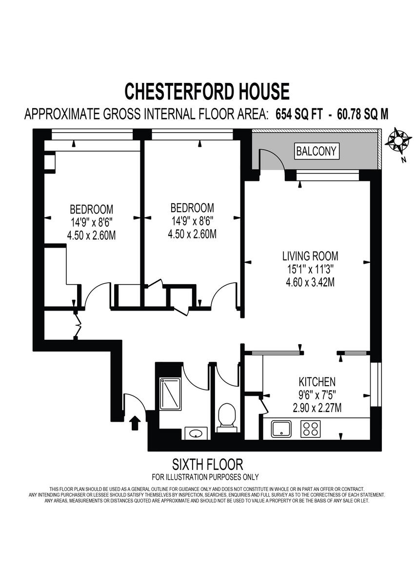 Portway Gardens, Woolwich floorplan