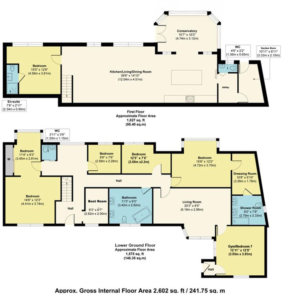 Torteval Cottage, Jackroyd Lane, Upper Hopton floorplan