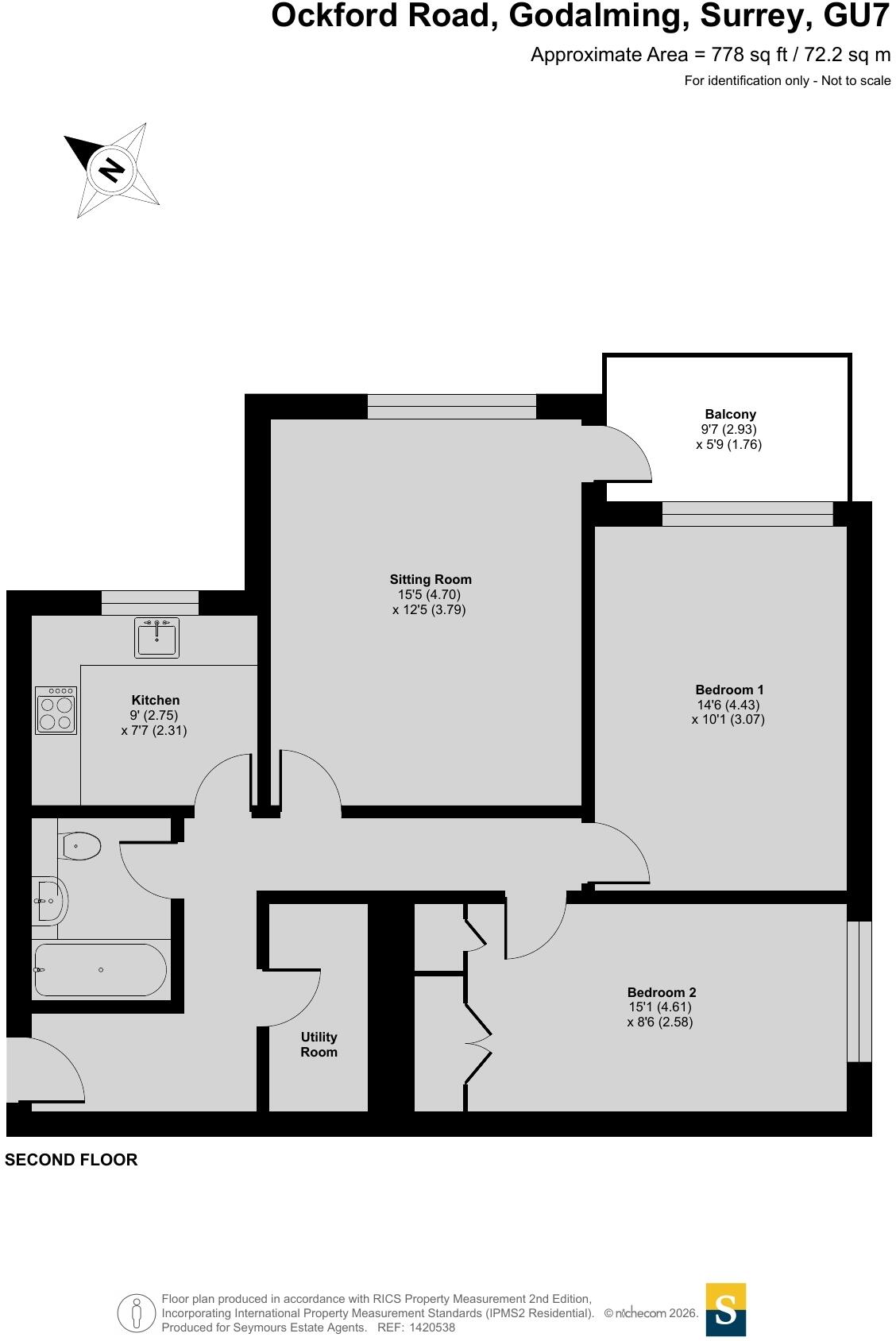 Ockford Road, Godalming, Surrey, GU7 floorplan