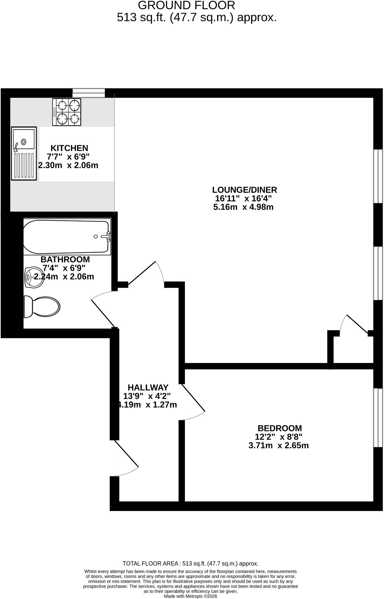 North Star Court, Royston floorplan