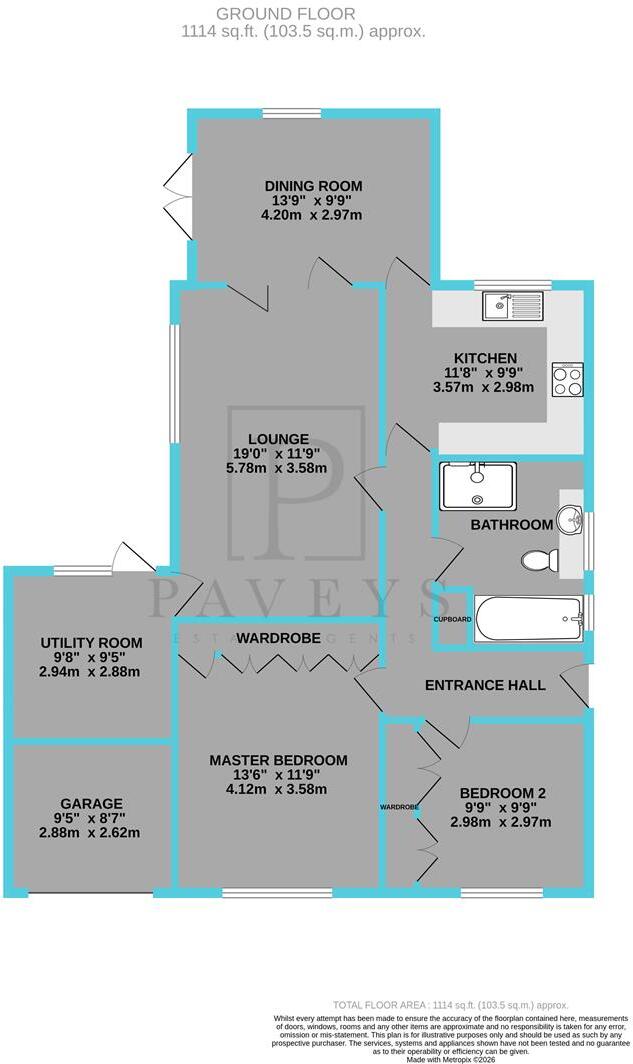 Florence Road, Walton On The Naze floorplan