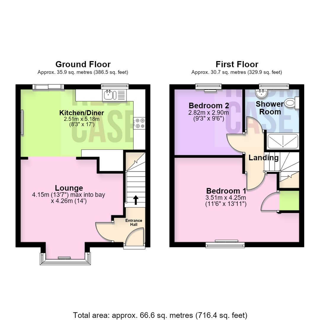 Killingworth Mews, Horwich, Bolton floorplan