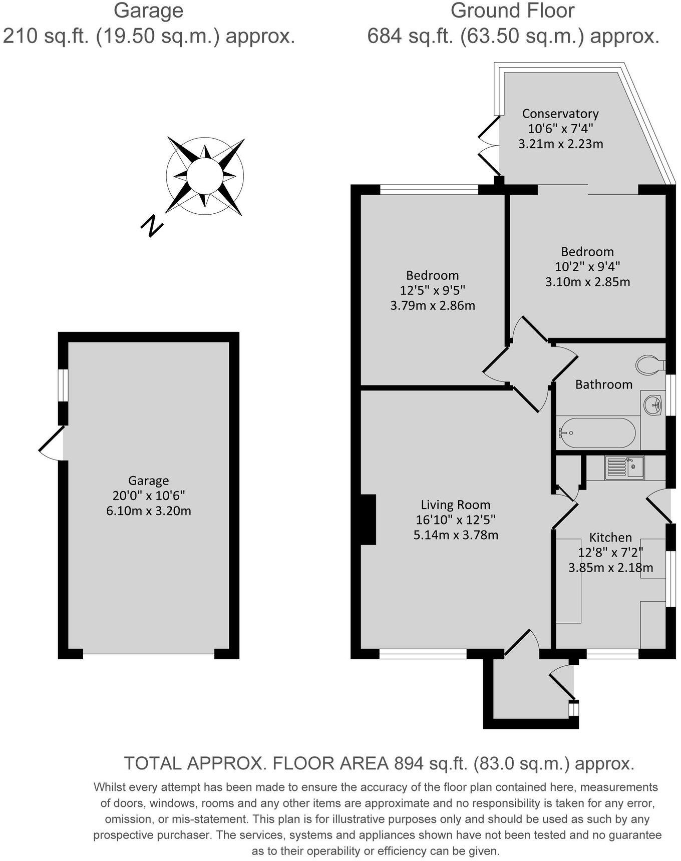 Brooke Road, Banbury, OX16 9QX floorplan