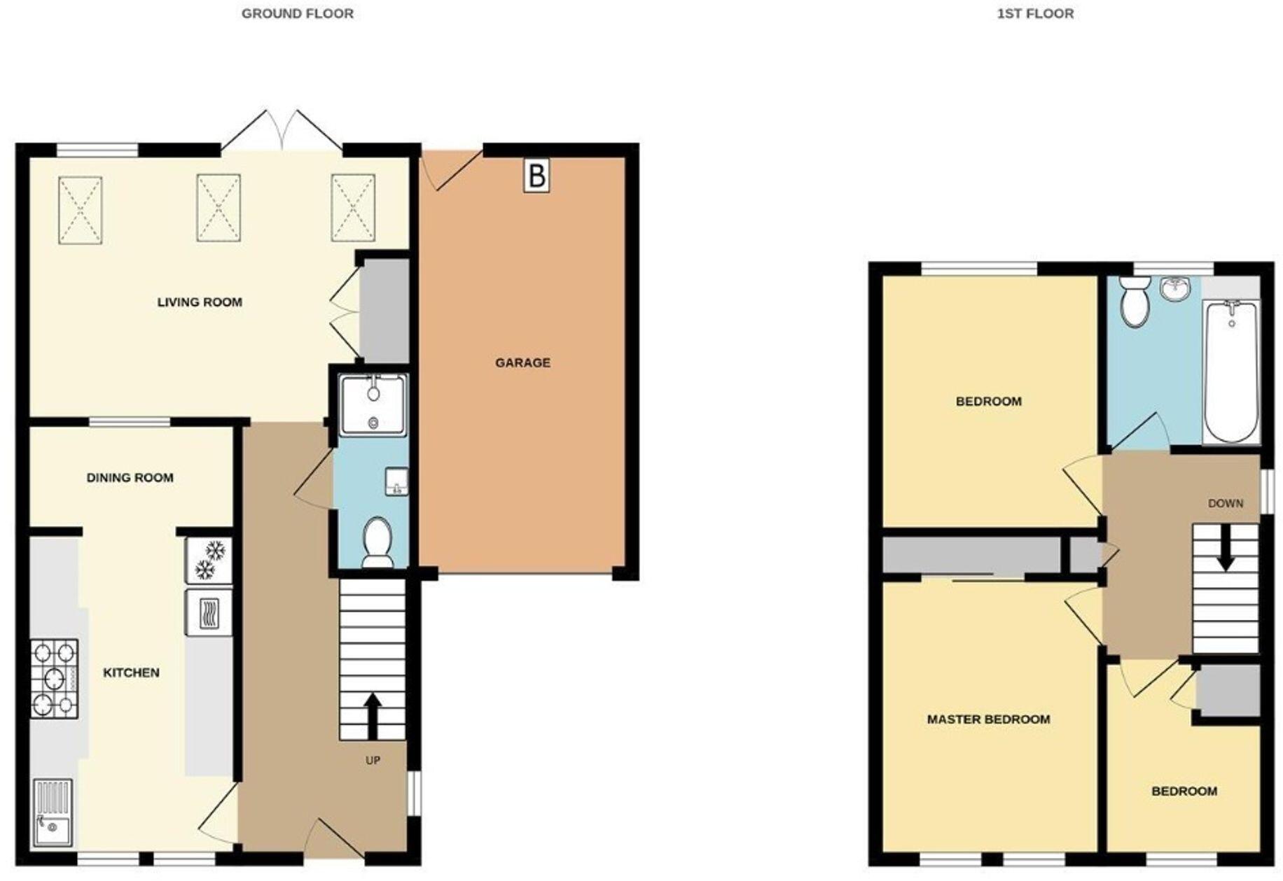 Meadowside, Newquay floorplan