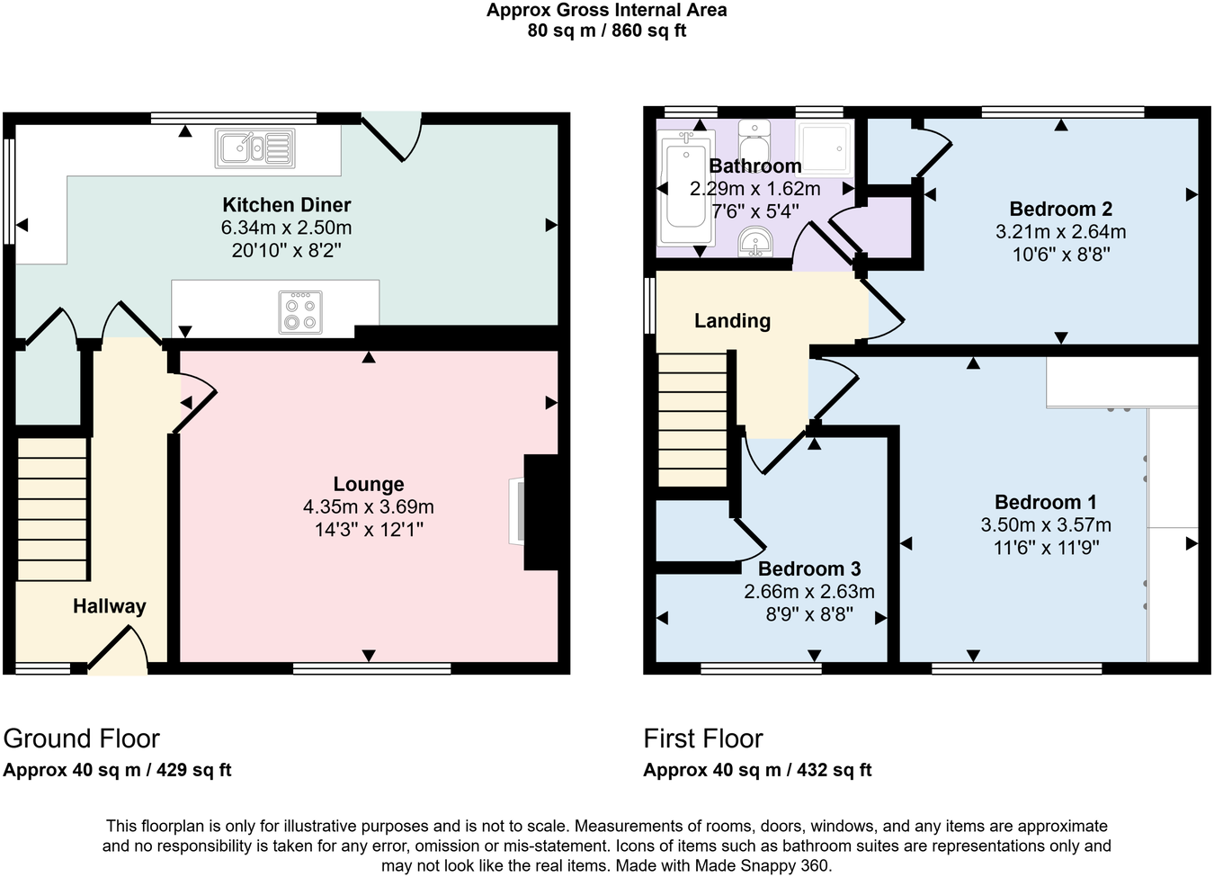 Brookside, Seaton, Workington, CA14 1NS floorplan
