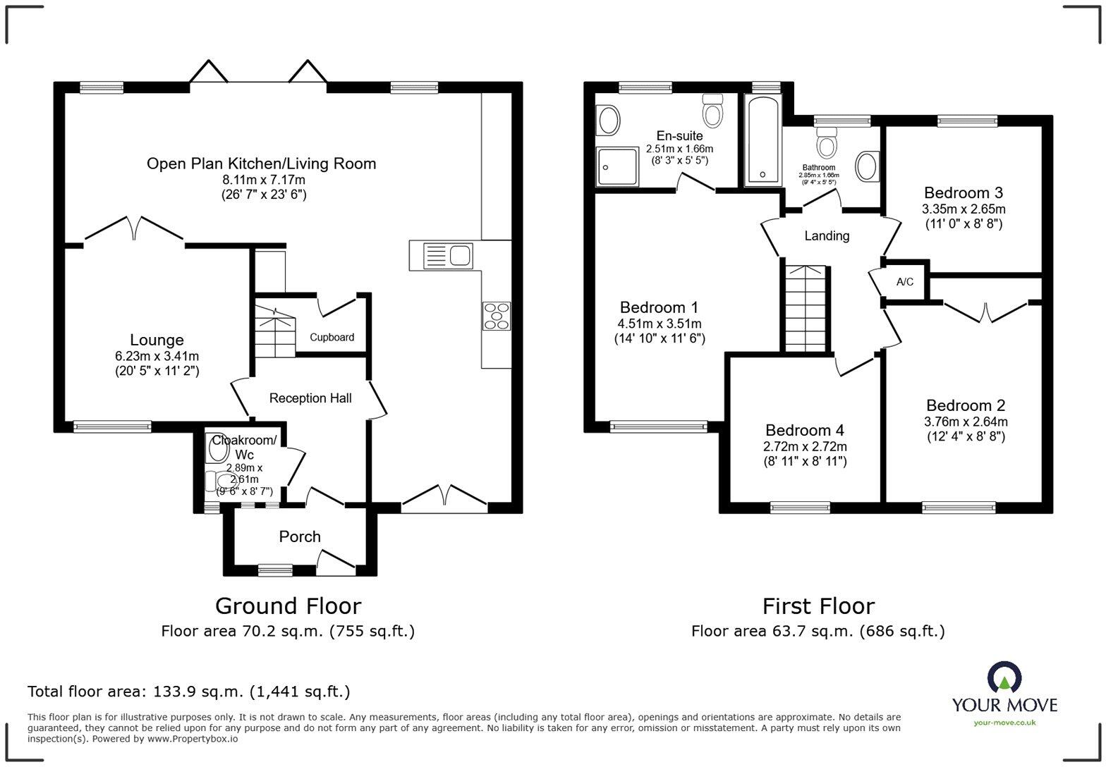 Westminster Drive, Burbage, Hinckley, Leicestershire, LE10 floorplan