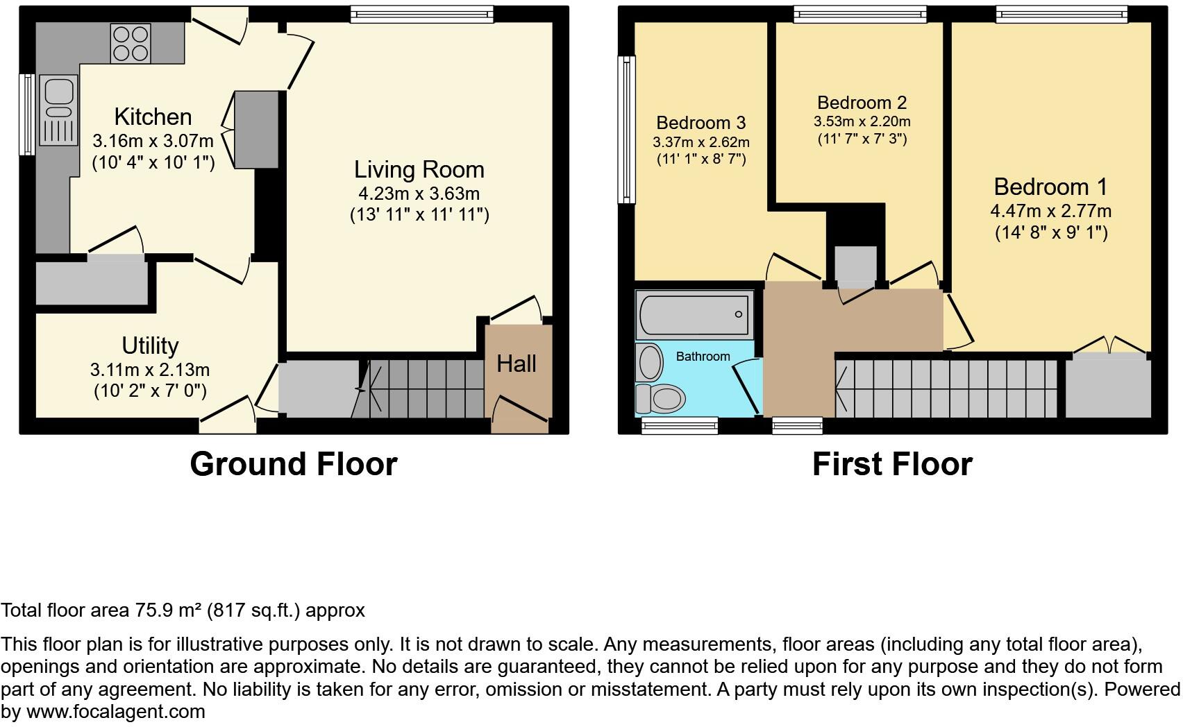 Cawthorne Close, Sheffield, S8 floorplan