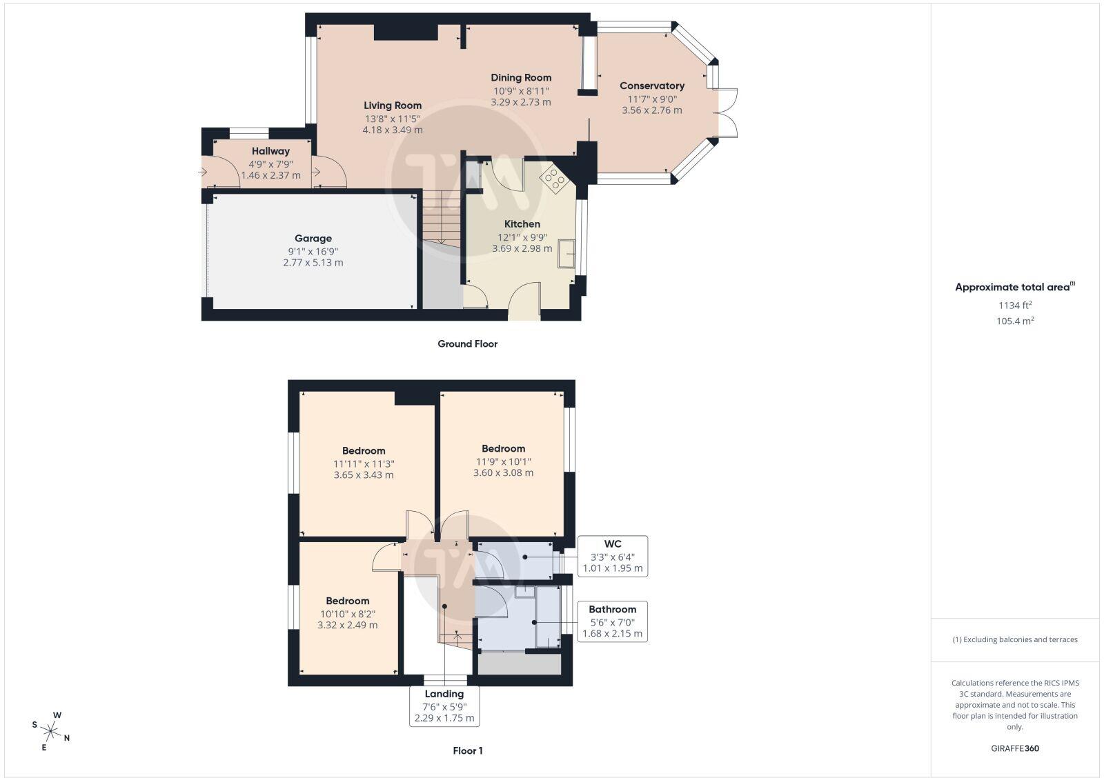 Woodlands, Royston, Hertfordshire, SG8 floorplan