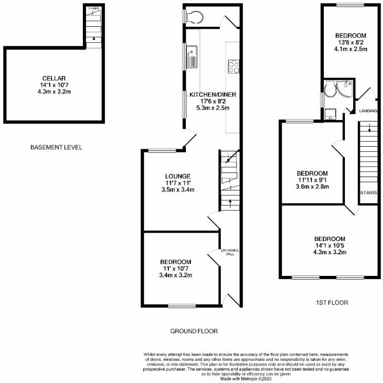 Lutterworth Road, Abington, Northampton, NN1 floorplan