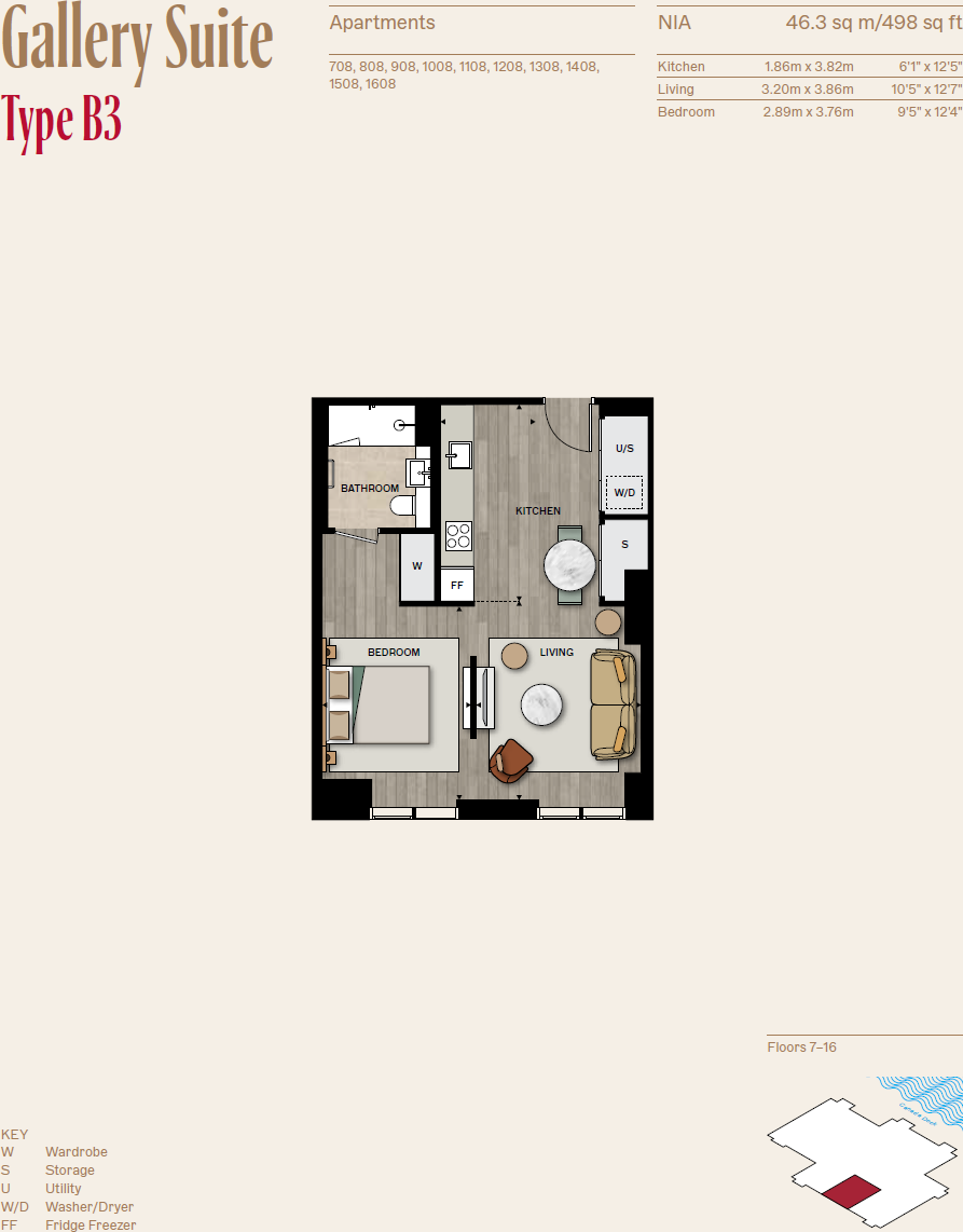 The Founding, Canada Water, SE16 floorplan