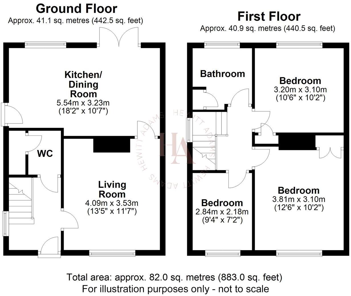 Downham Road South, Heswall, Wirral floorplan