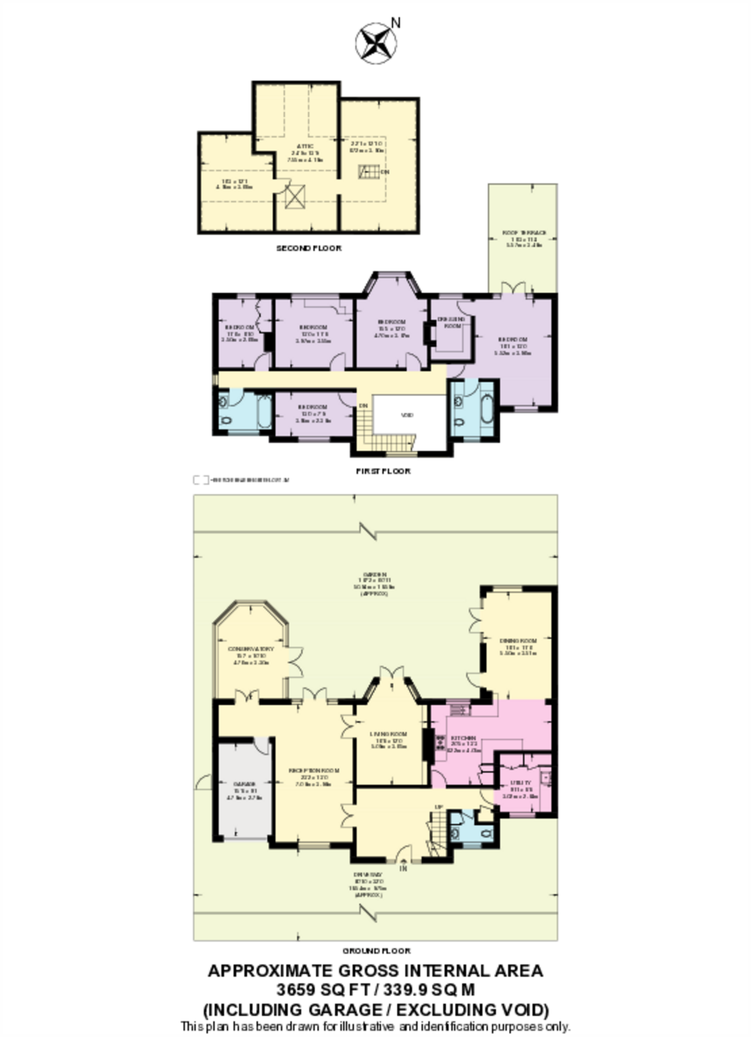 Roedean Crescent, Roehampton, London, SW15 floorplan
