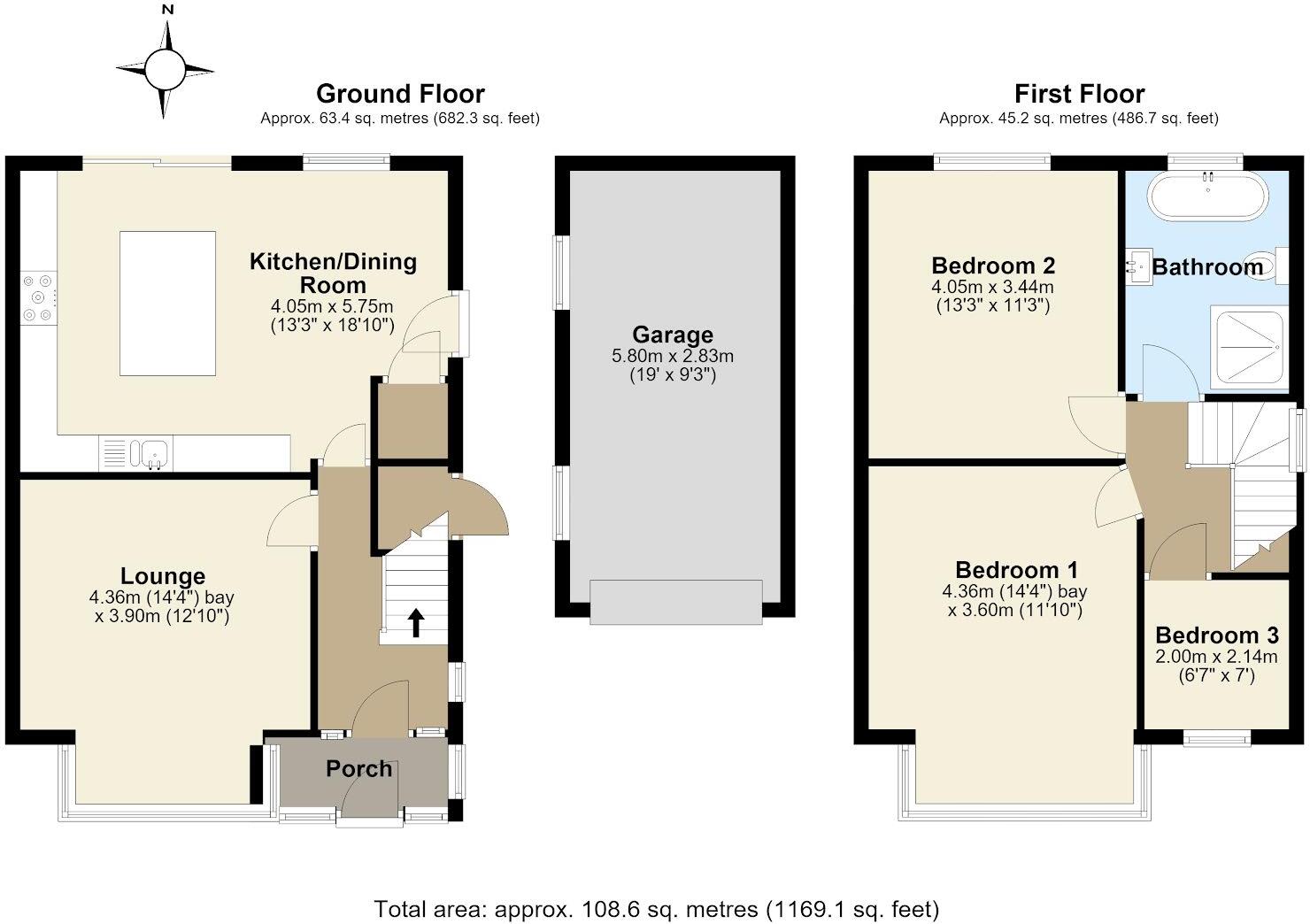 St Martins Avenue, Chapel Allerton, Leeds, LS7 floorplan