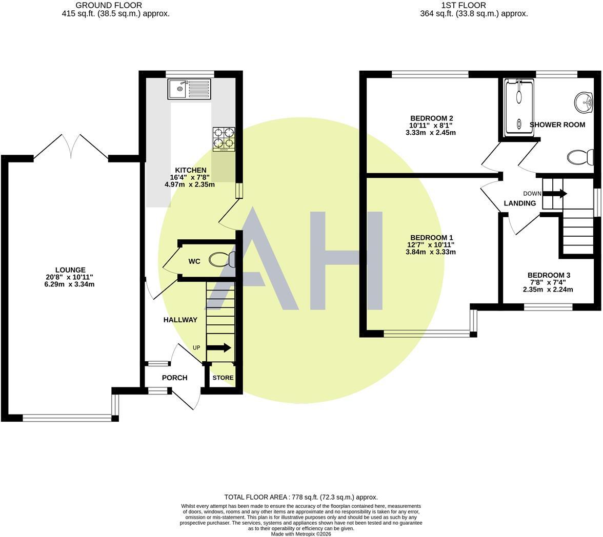 Shrewsbury Road, Sale floorplan