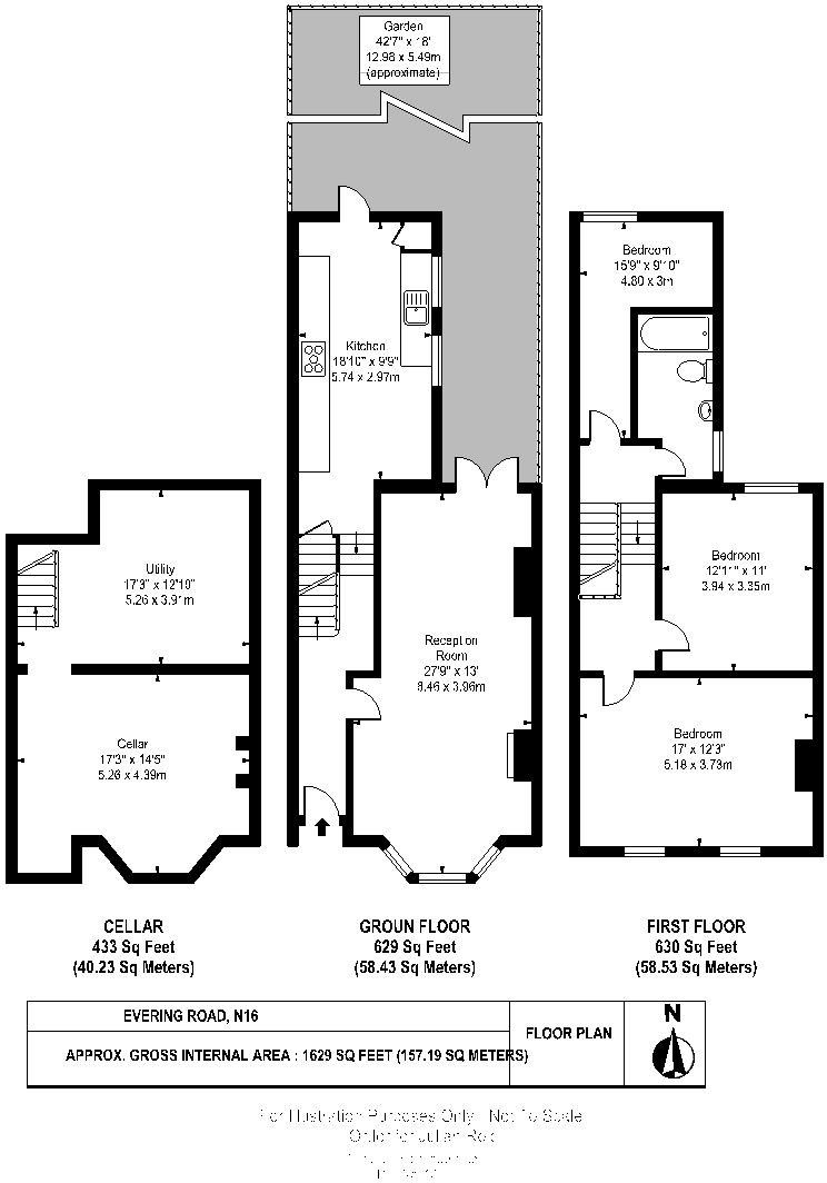 Evering Road, London floorplan
