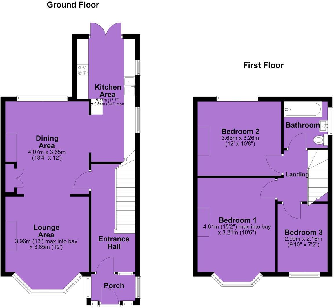 Warwick Road South, Firswood floorplan
