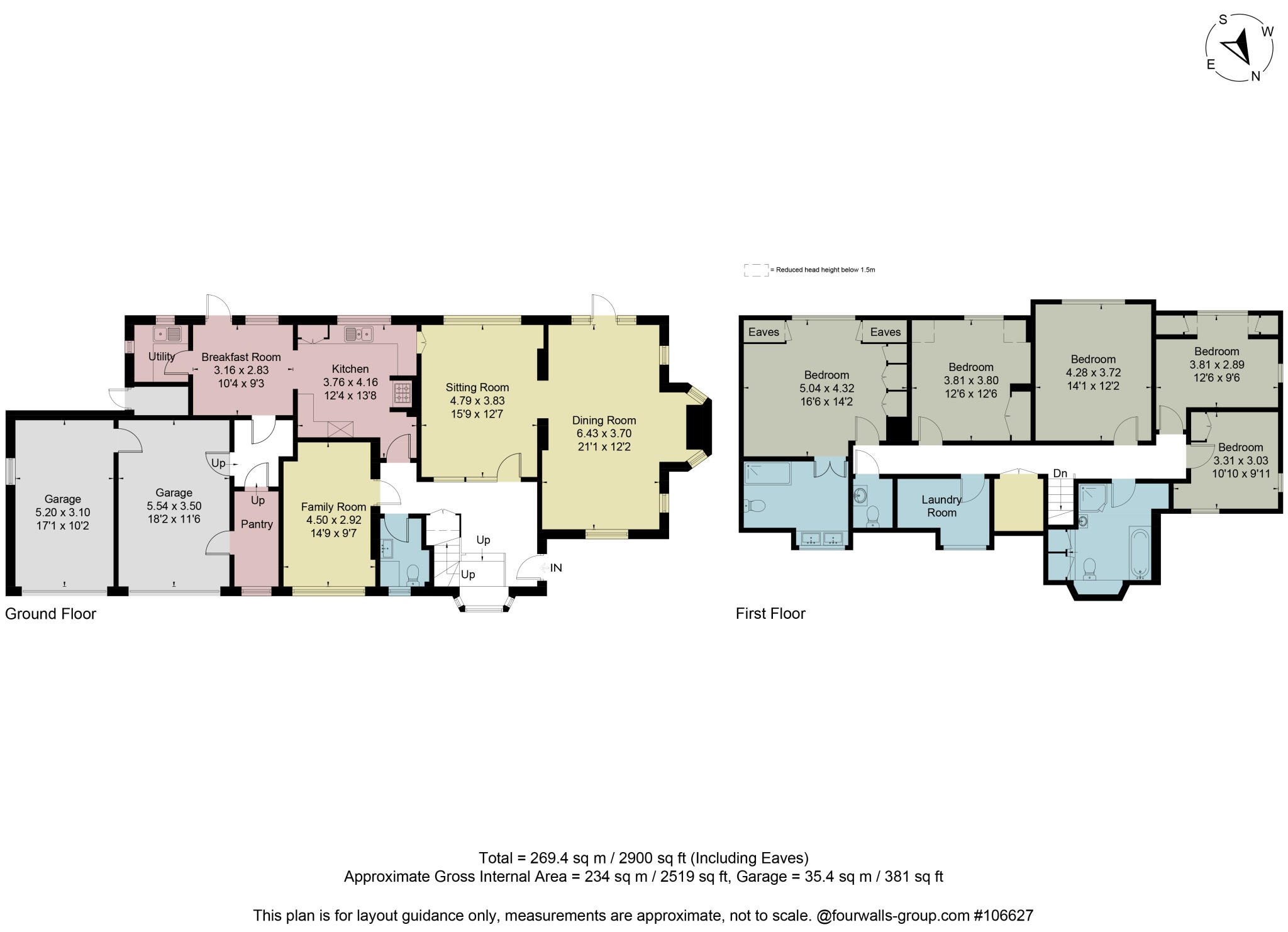 Pine Walk, East Horsley, Surrey, KT24 floorplan