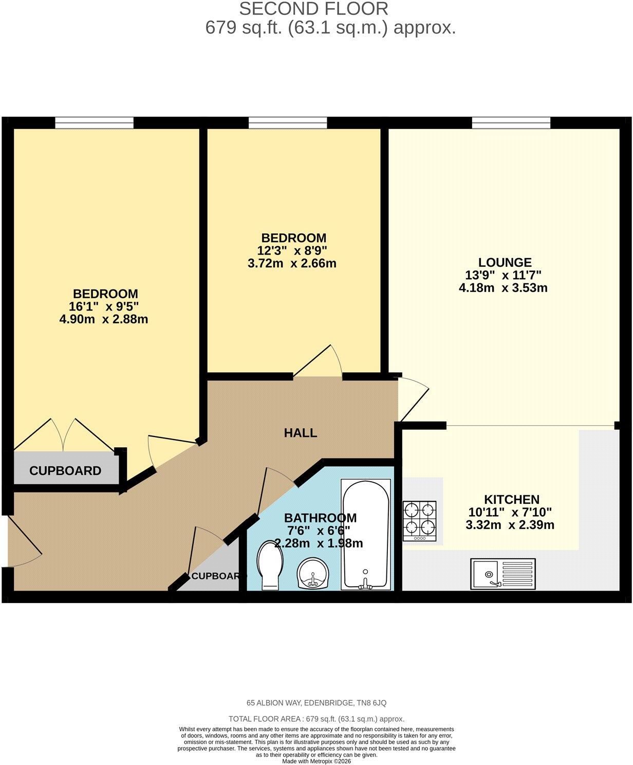 Albion Way, Edenbridge, Kent, TN8 floorplan