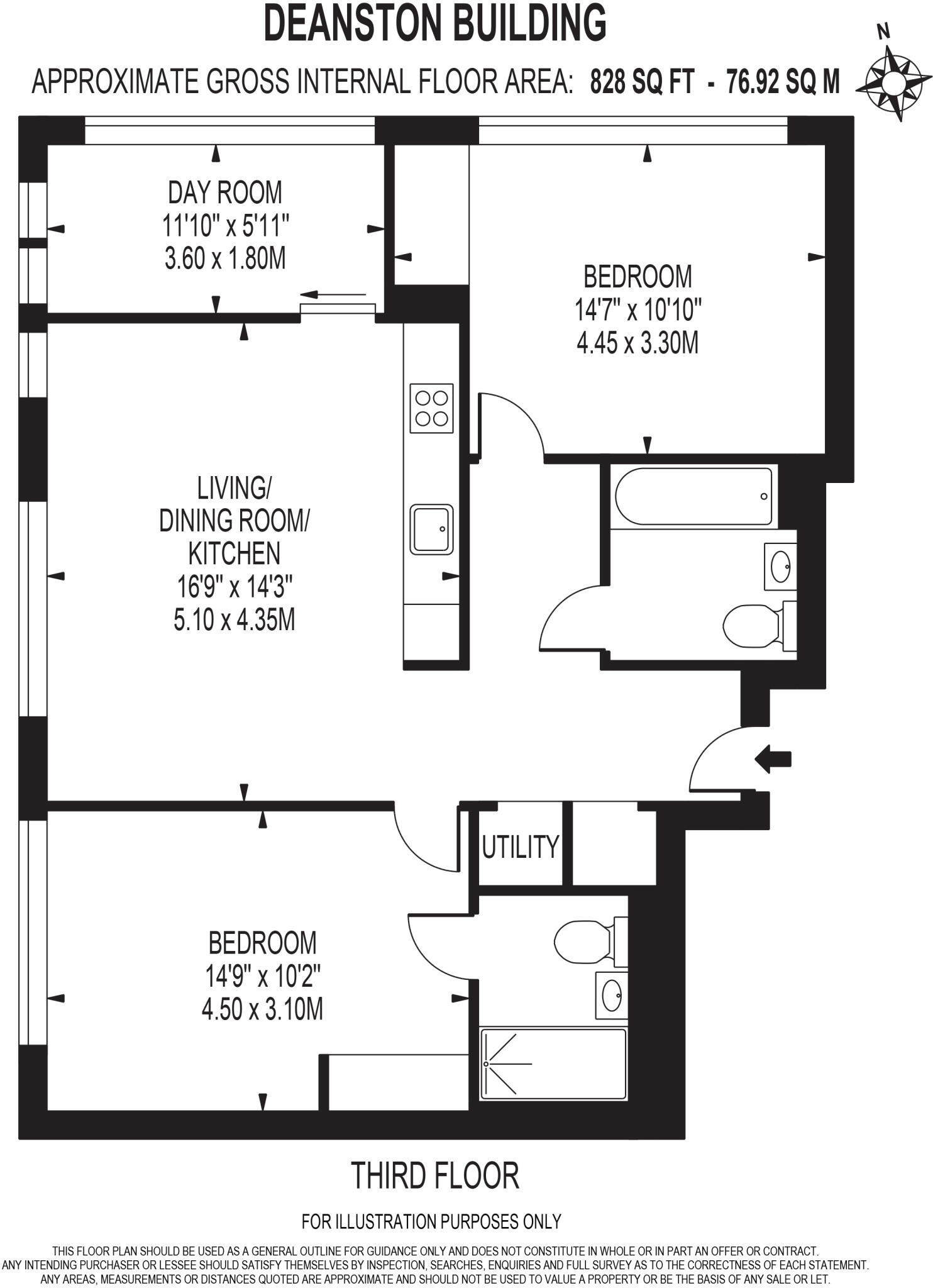 Deanston Building, Riverscape, London, E16 floorplan