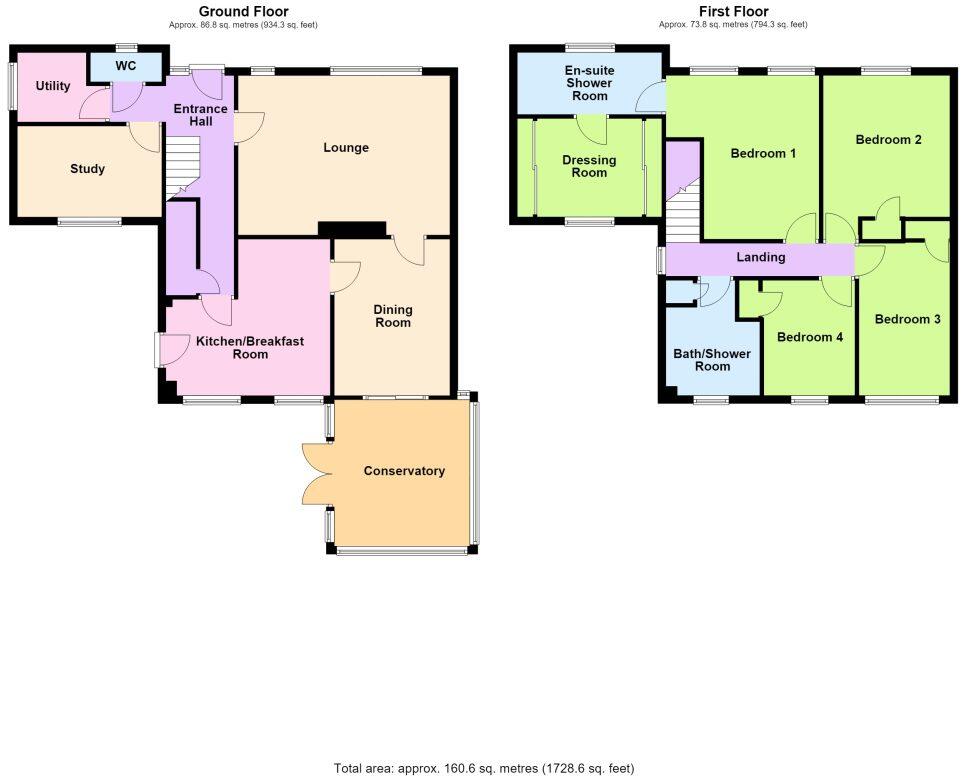 Burns Close, Melton Mowbray floorplan