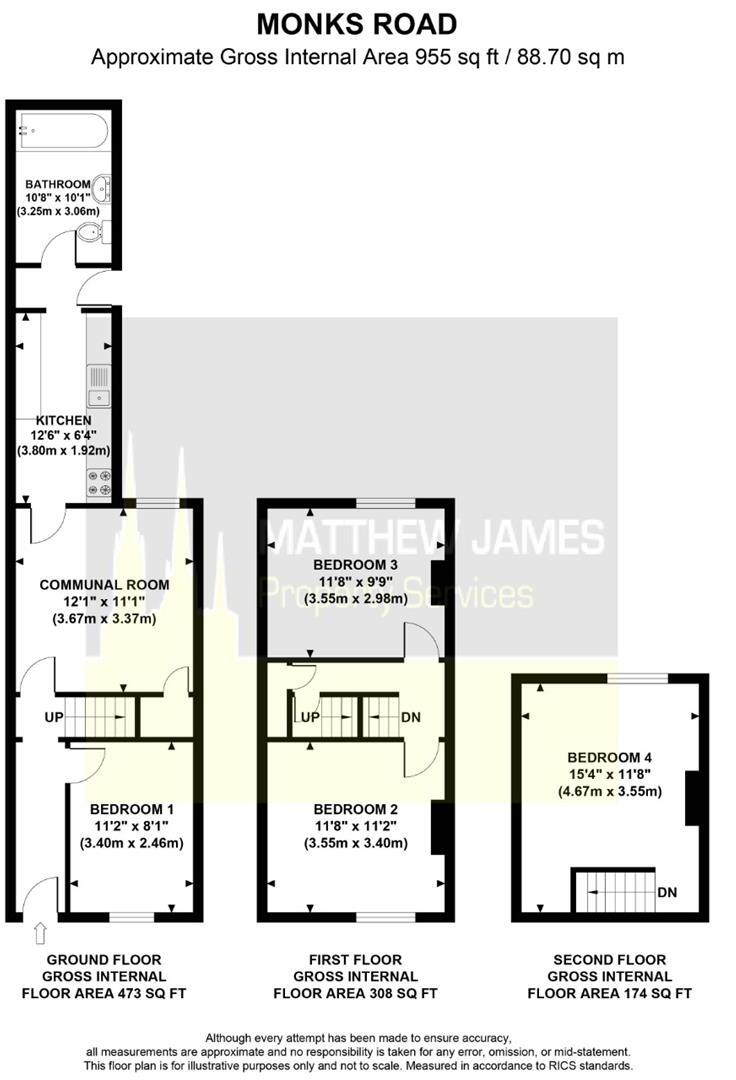 Monks Road, Coventry floorplan