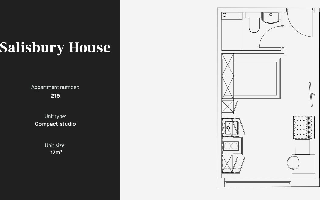 Salisbury House, Granby Row, Manchester floorplan