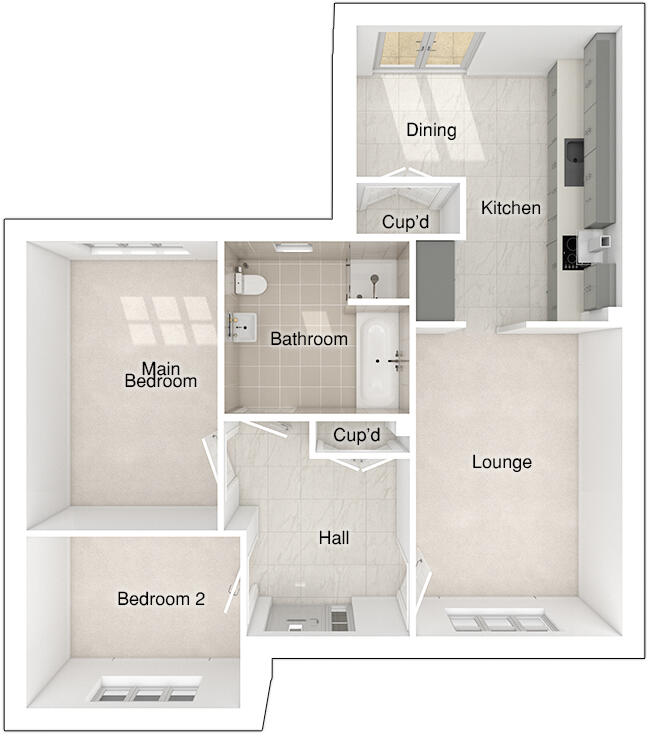 Seaton Road, 
Seaton, 
CA14 1DT floorplan