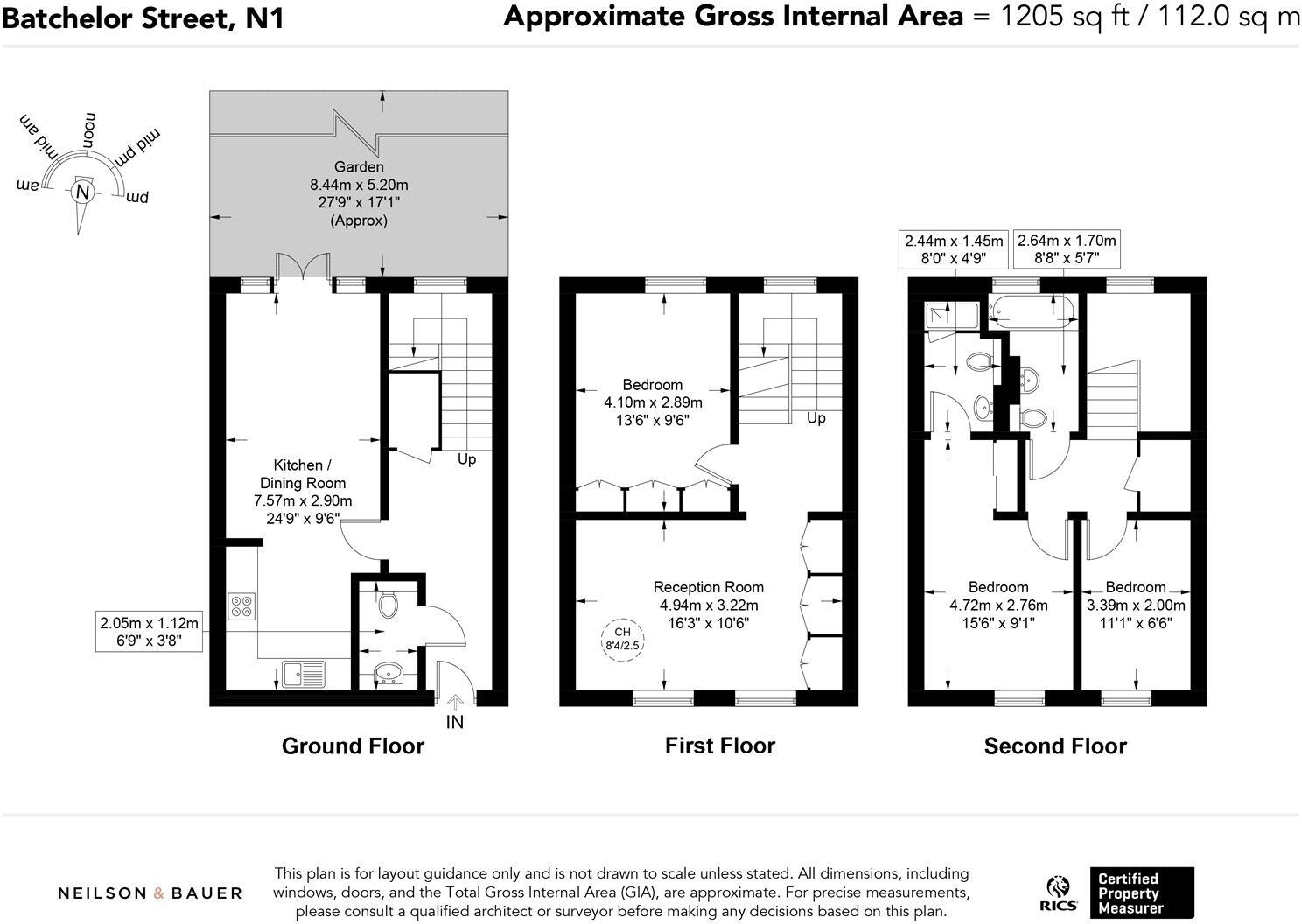 Batchelor Street, Barnsbury, London, N1 floorplan