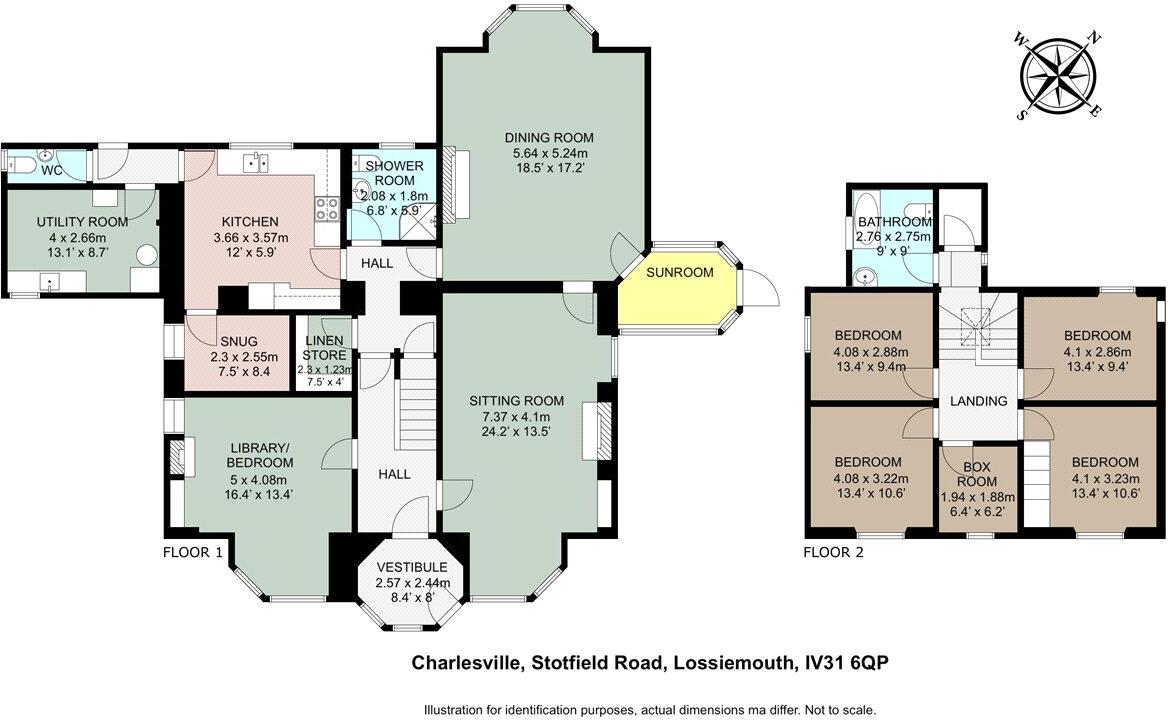 Charlesville, Stotfield Road, Lossiemouth, Moray, IV31 floorplan