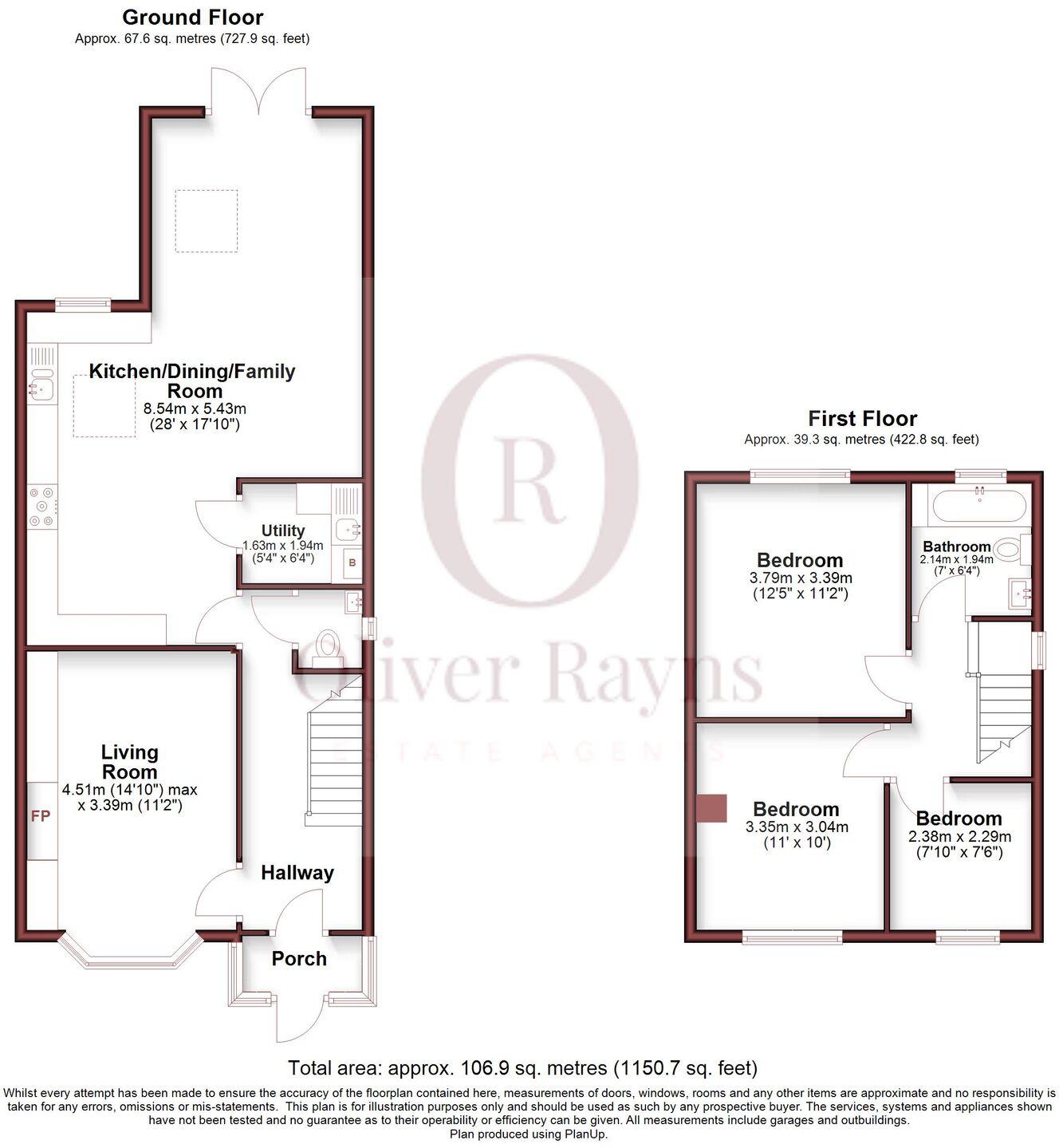 Raeburn Road, Clarendon Park, Leicester, LE2 floorplan