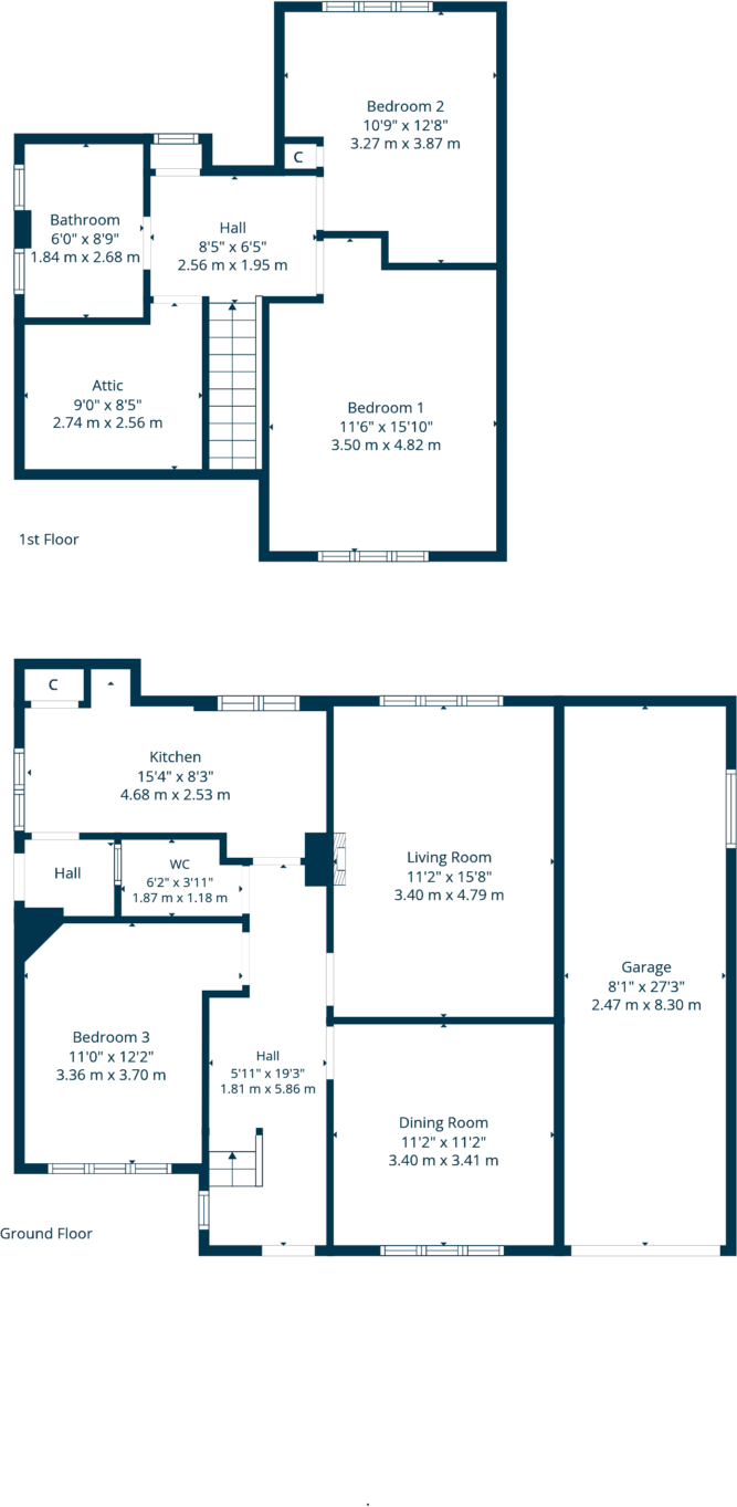 8 Sinclair Avenue, Bearsden, G61 3BS floorplan
