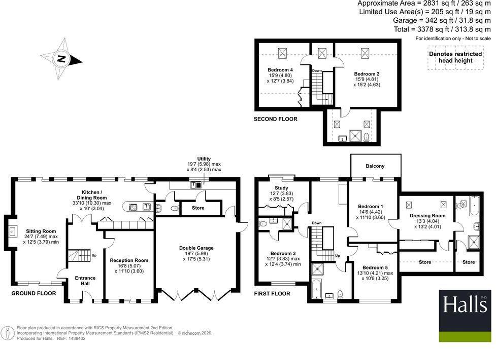 Wilcot, Nr Nesscliffe. floorplan
