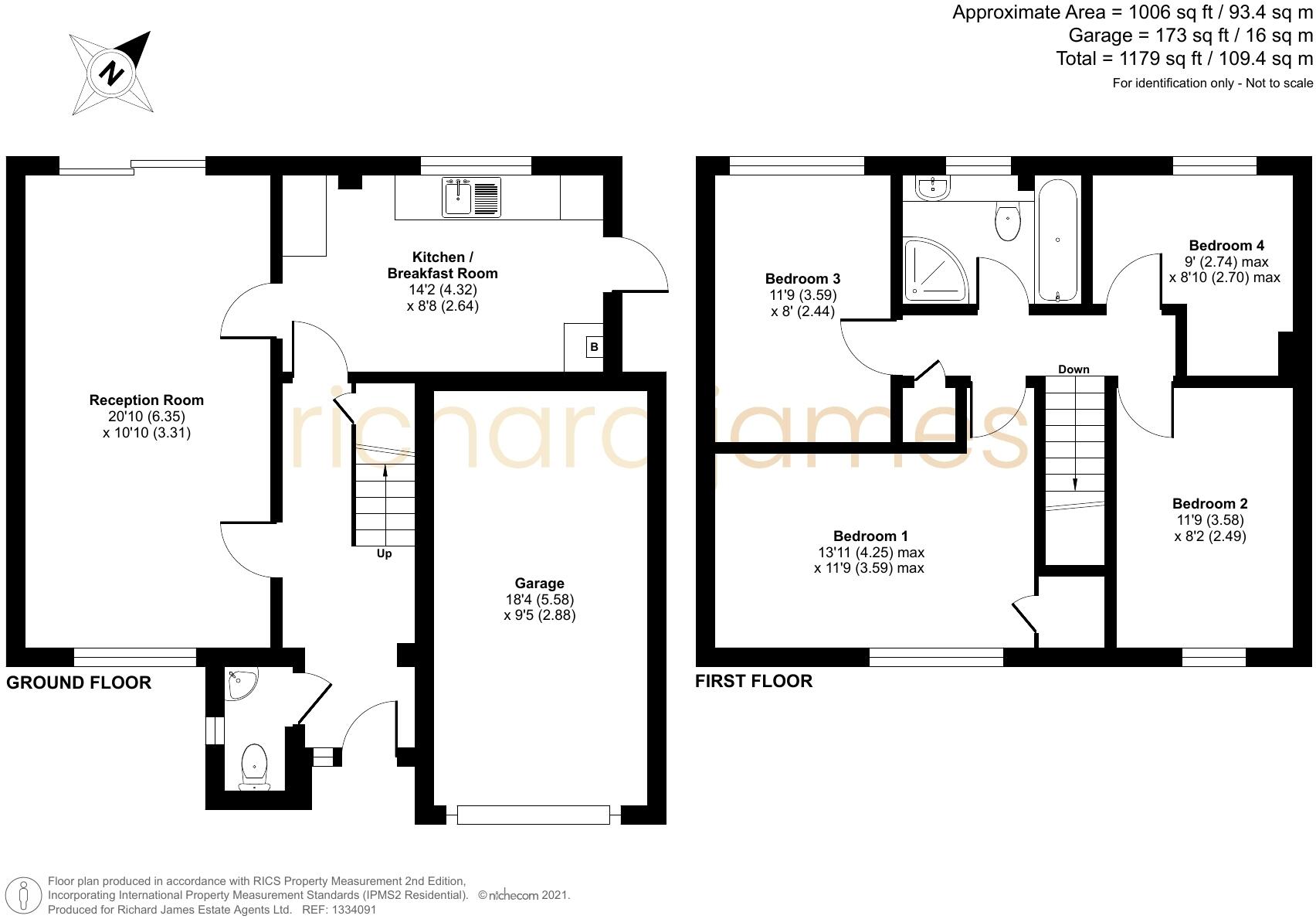 Fanstones Road, Eldene, Swindon, SN3 floorplan
