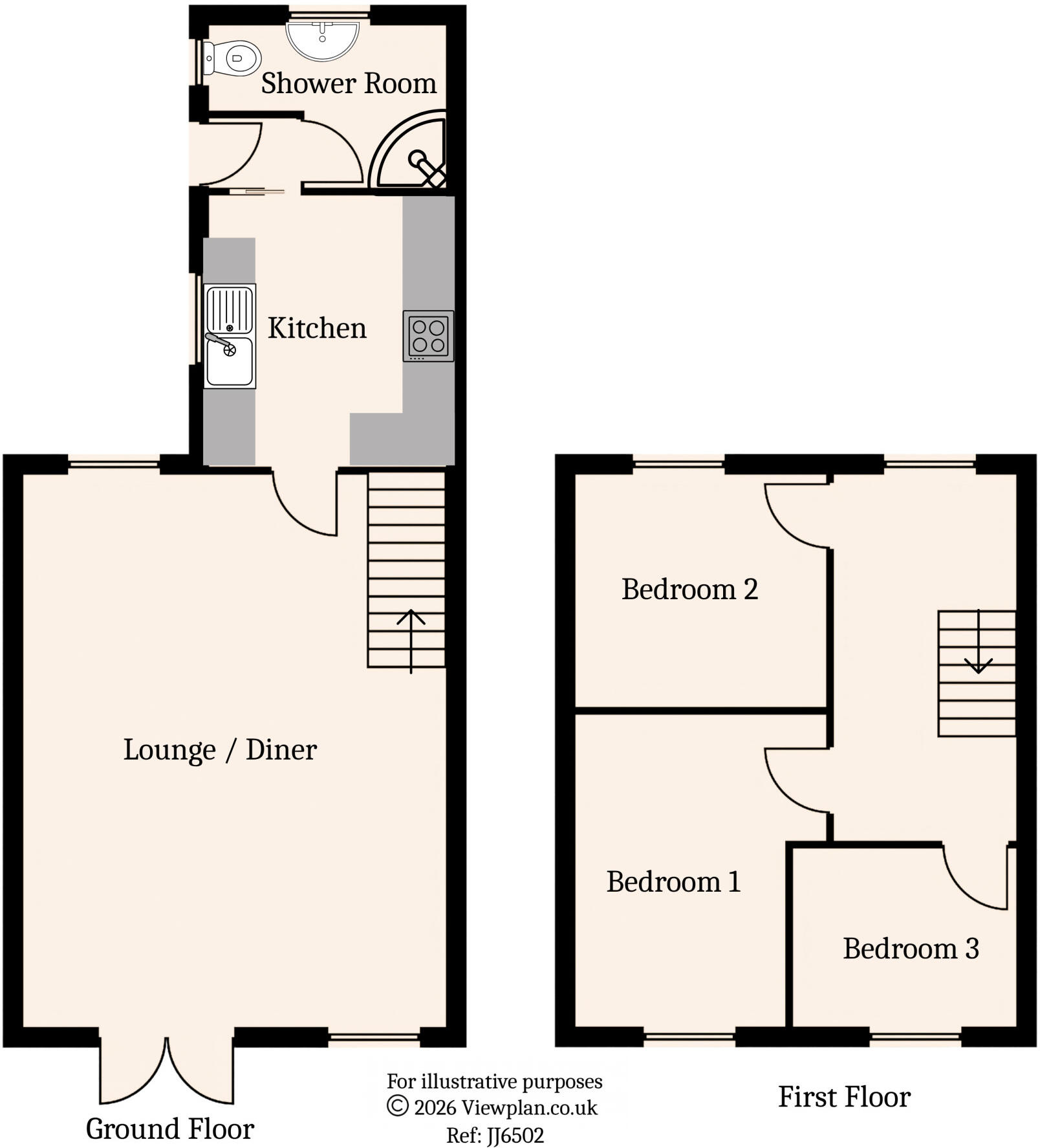 Cefn Road Upper, Deri, Bargoed, CF81 9GW floorplan