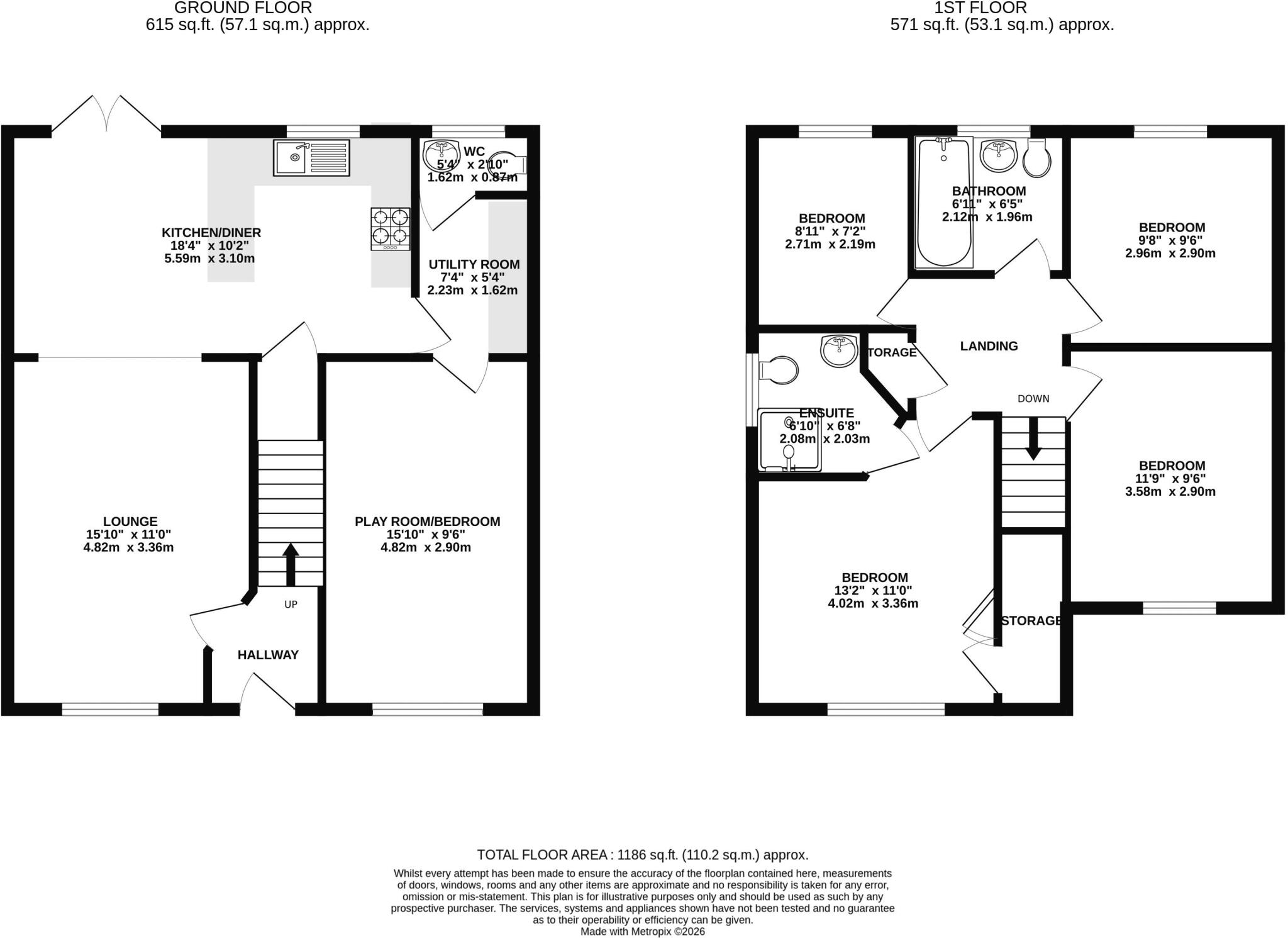 Stableford Close, Standish  floorplan