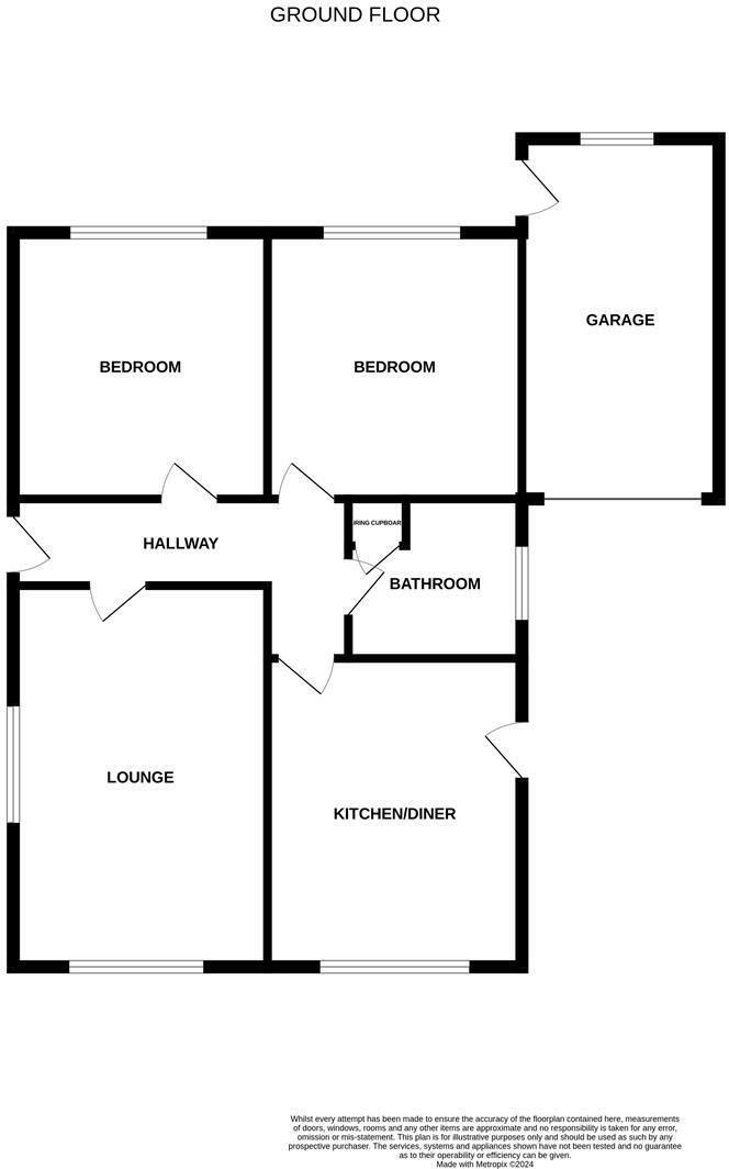 Gibsons Gardens, North Somercotes, Louth floorplan