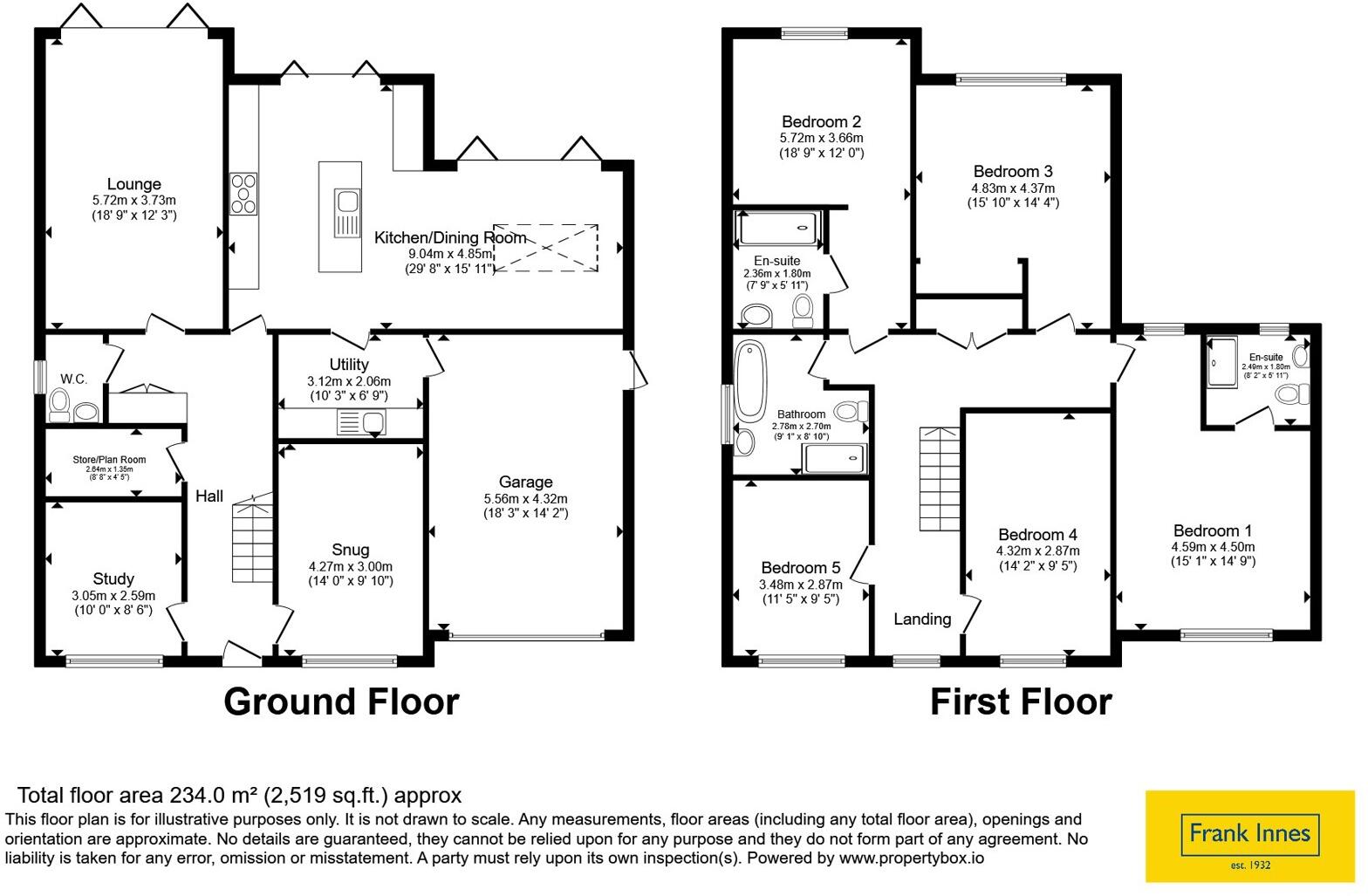 Hackers Close, East Bridgford, Nottinghamshire, NG13 floorplan