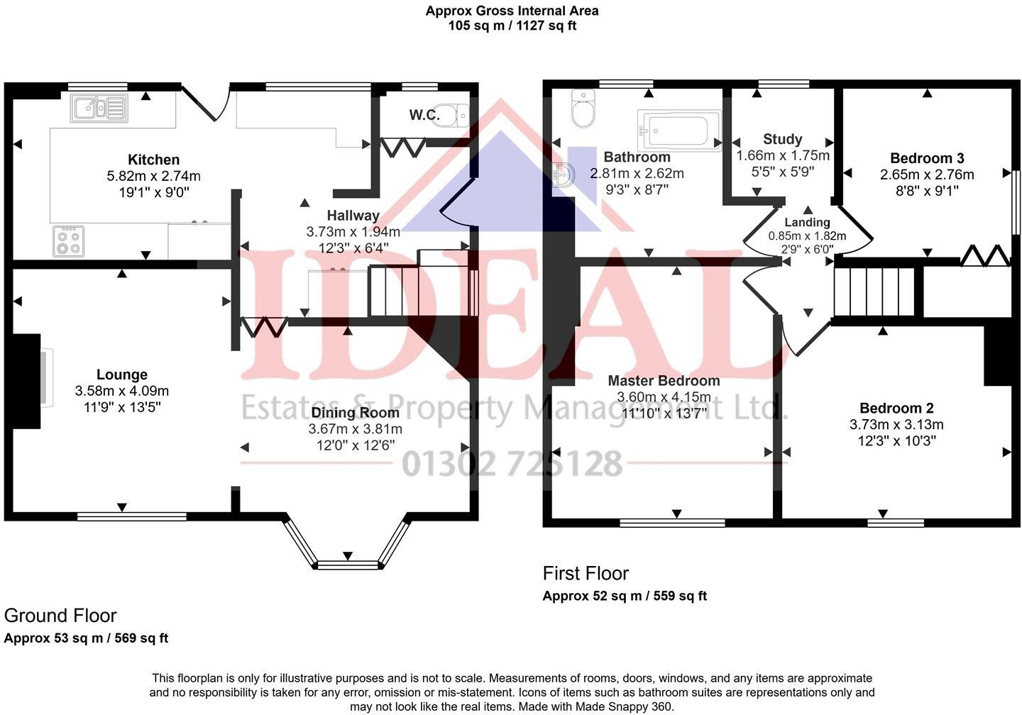 Brecks Lane, Kirk Sandall, Doncaster floorplan
