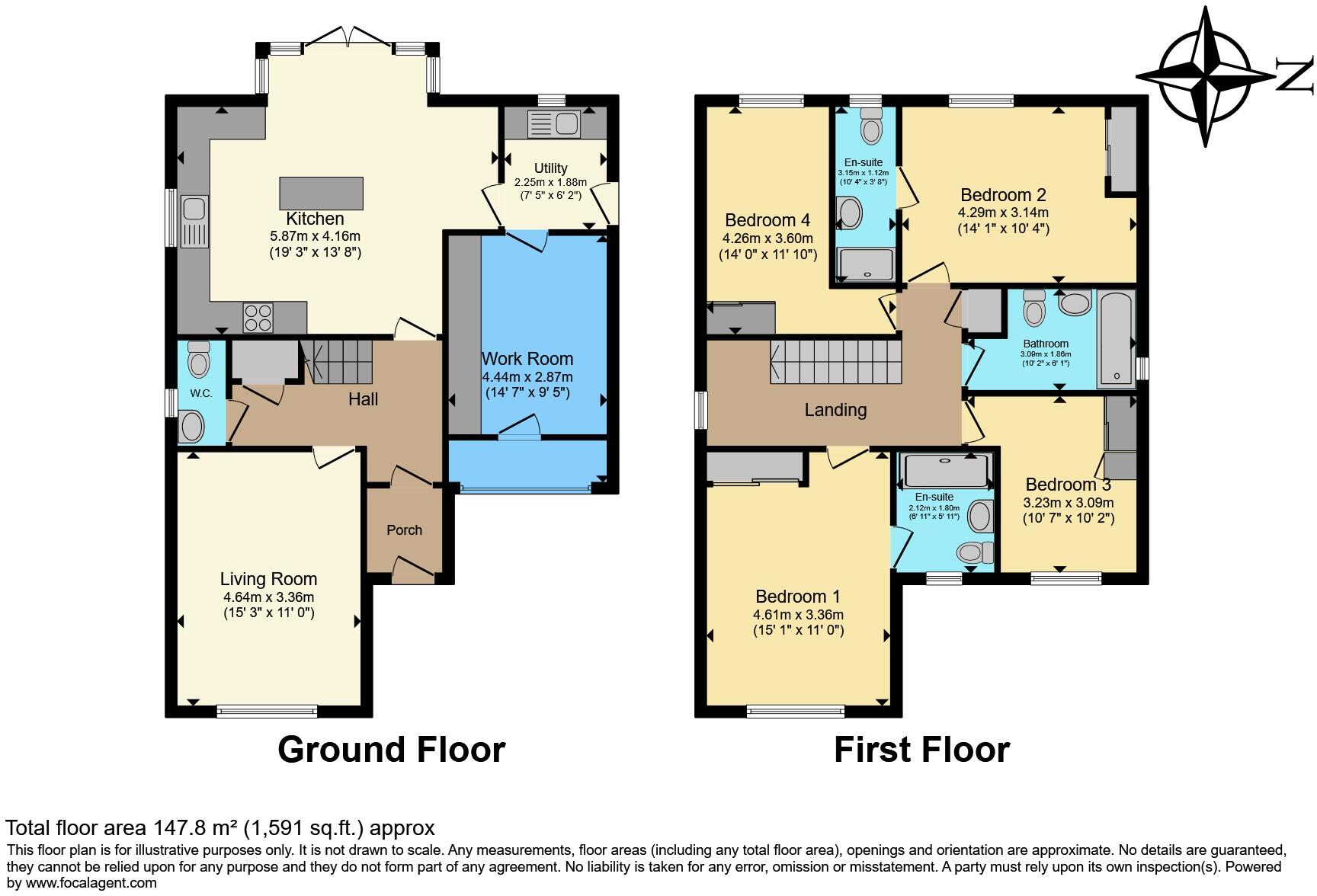 Blanchard Close, Beeford, Driffield, YO25 floorplan