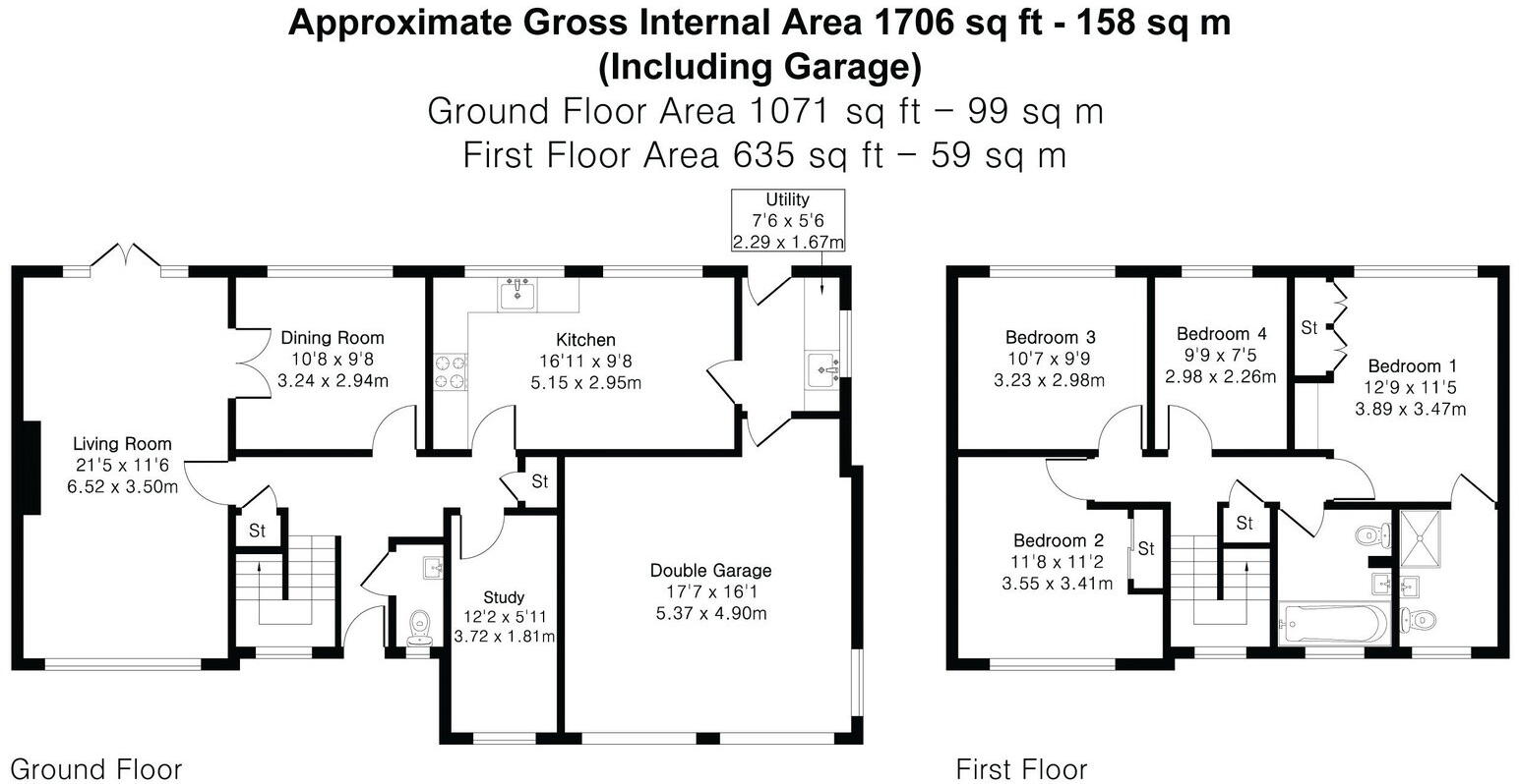 Burlingham Close, Merrow Park, GU4 floorplan