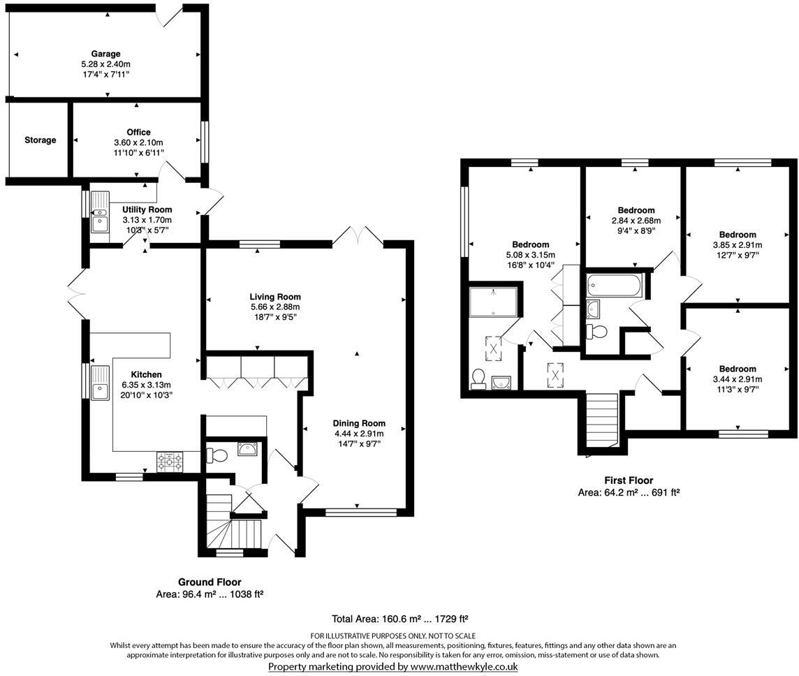 Great Lawne, Datchworth floorplan