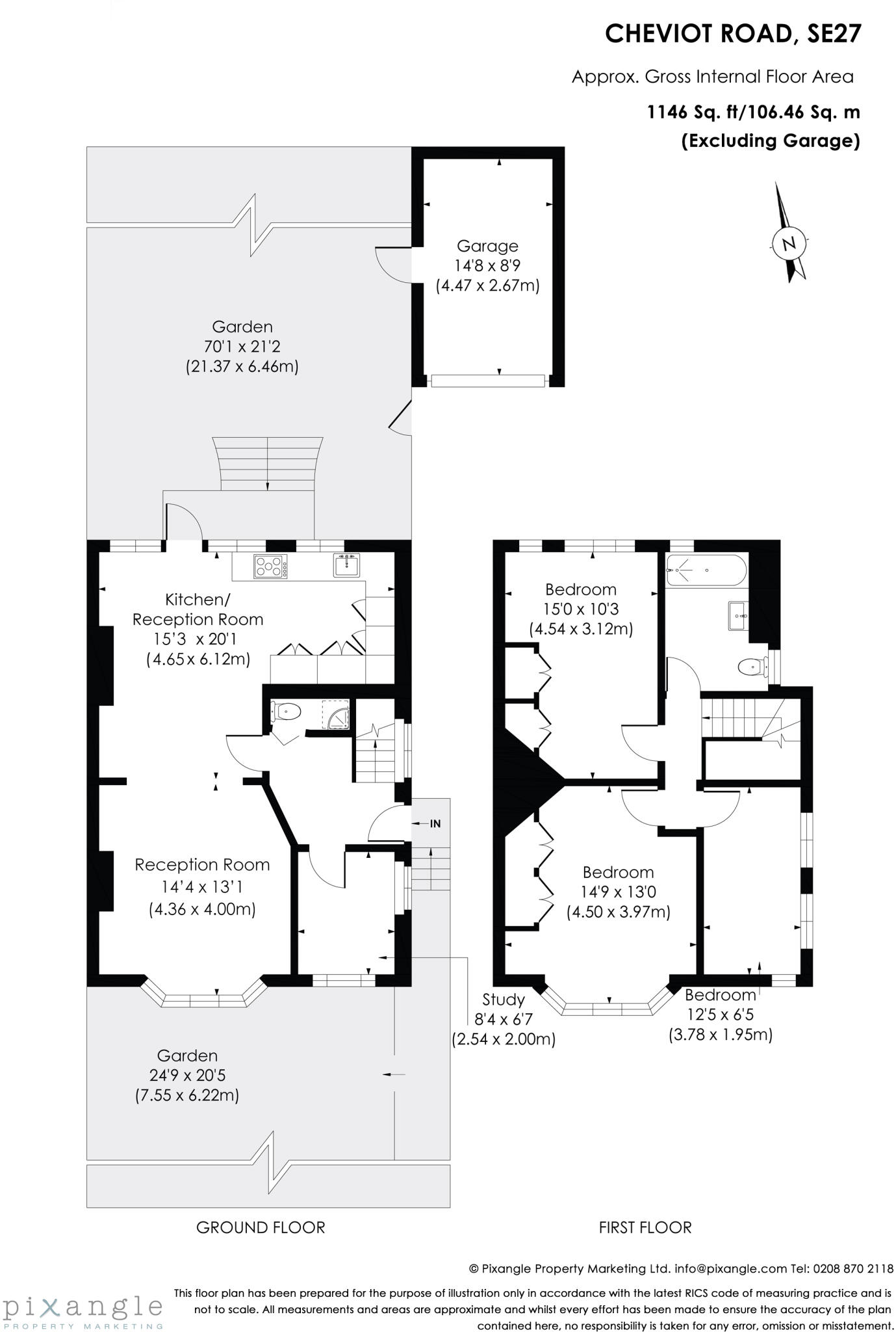 Cheviot Road, West Norwood, London, SE27 floorplan