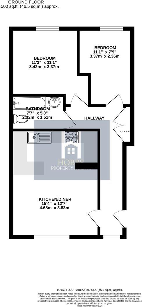 The Lawns, Church Road, Yate floorplan