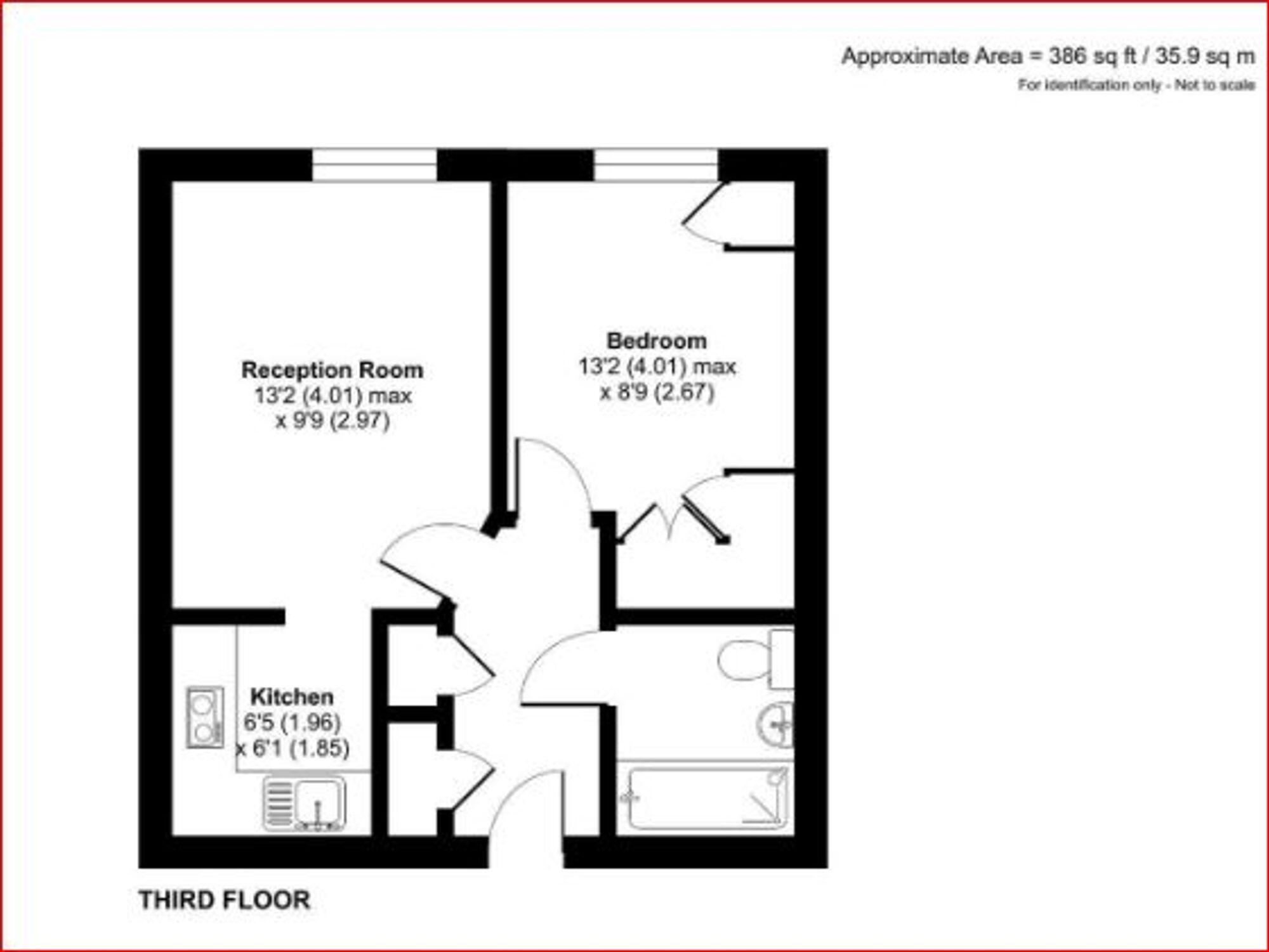 Lansdowne Road, Pegasus Court, BH1 floorplan