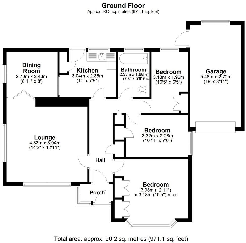 Bybrook Way, Sandgate, Folkestone, CT20 floorplan