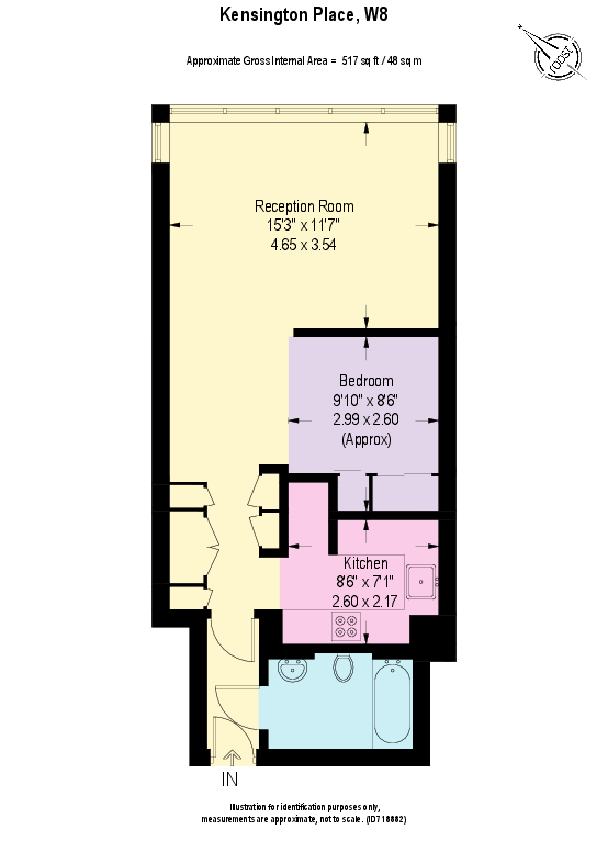 Kensington Place, London W8 floorplan
