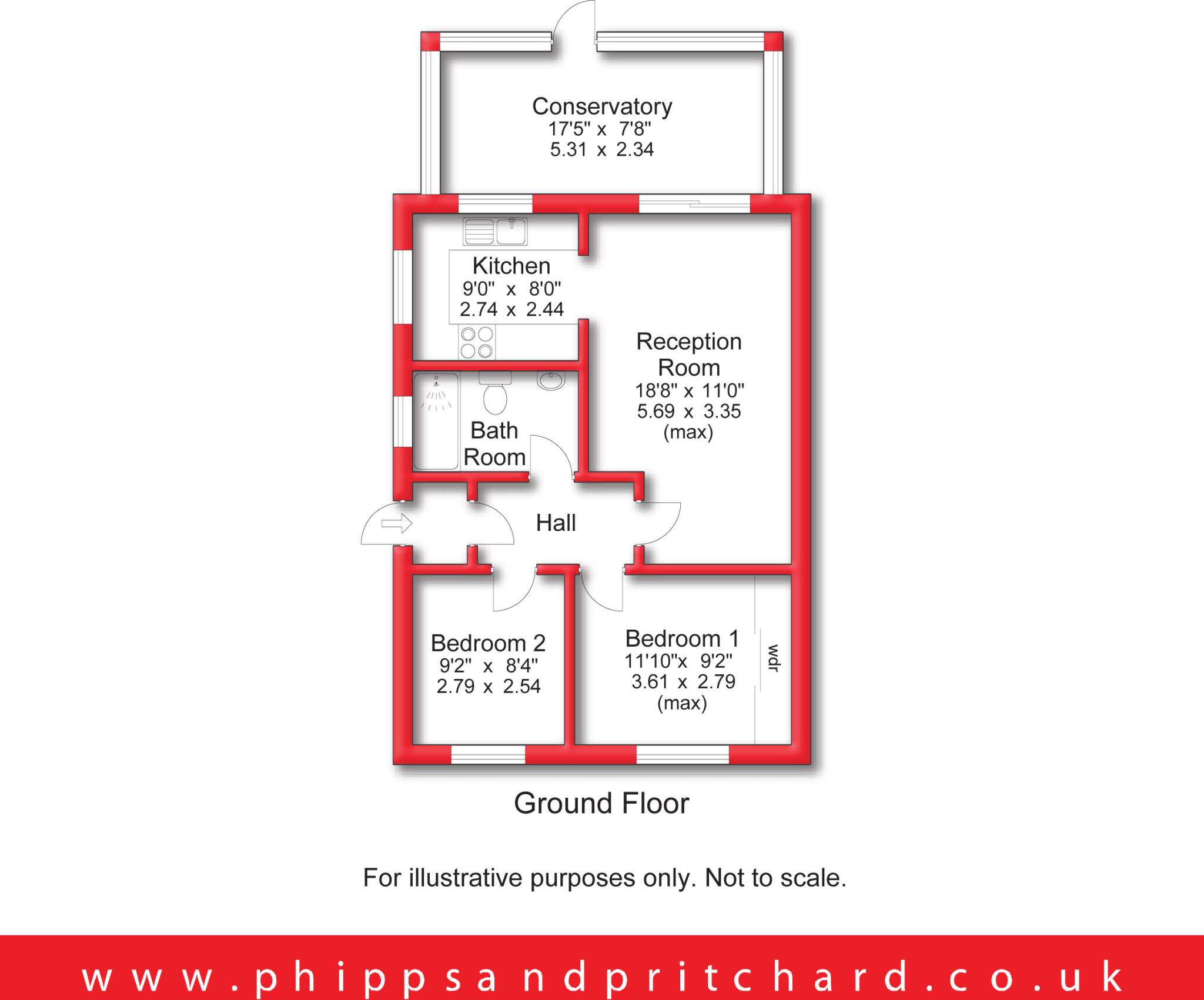 Hoo Road, Kidderminster, Worcestershire floorplan