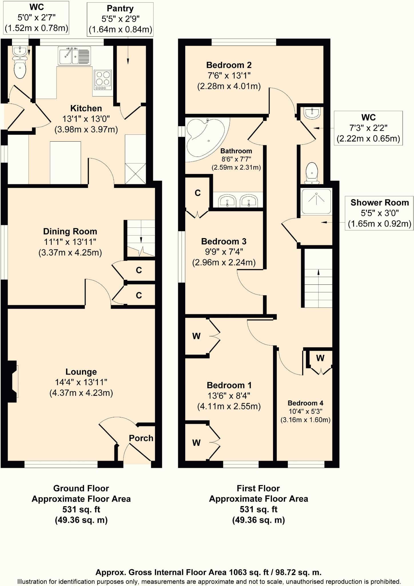 Sydenham Terrace, Rochdale floorplan