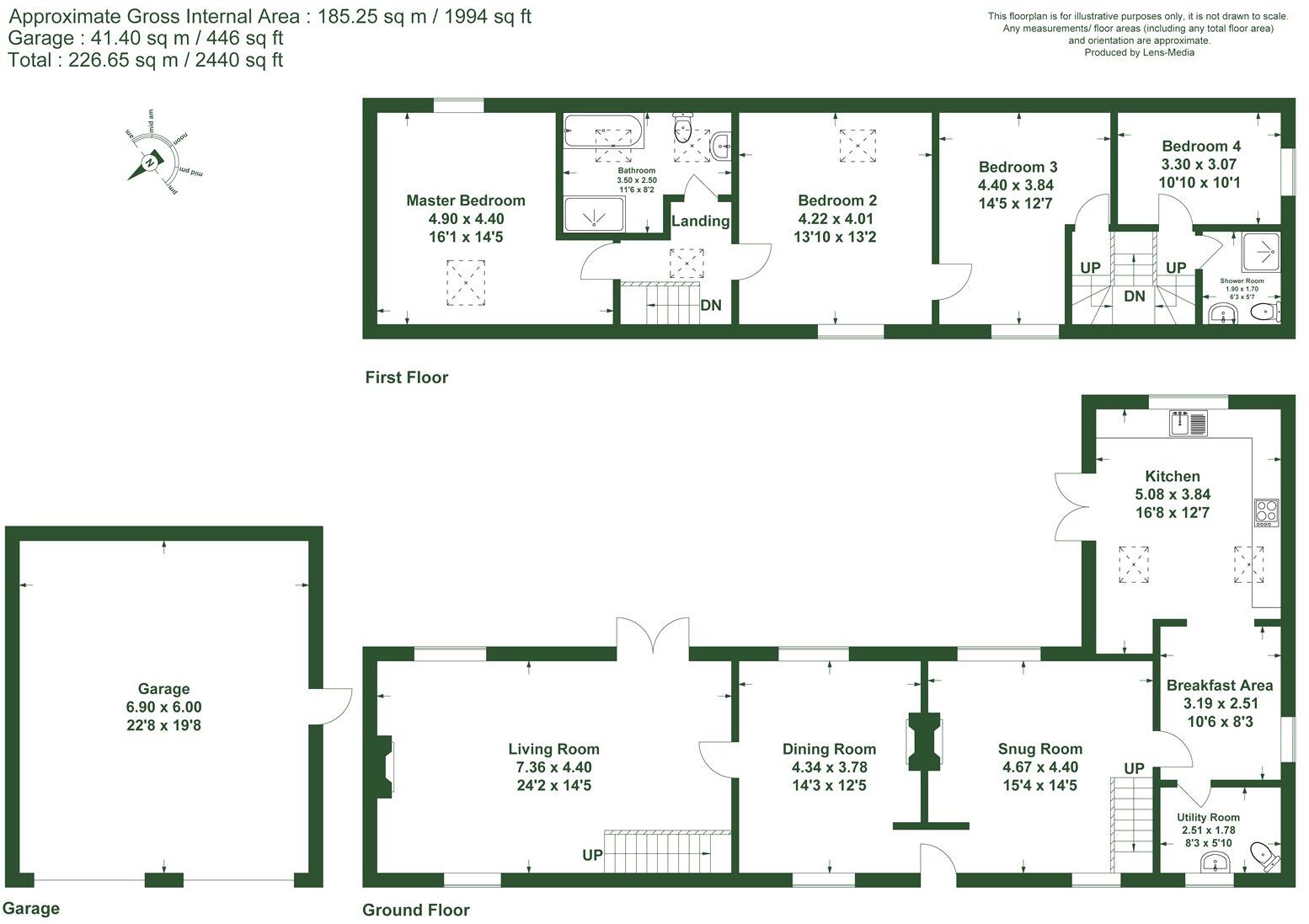 Wood View Lane, Stalmine, Poulton-le-Fylde, Lancashire floorplan