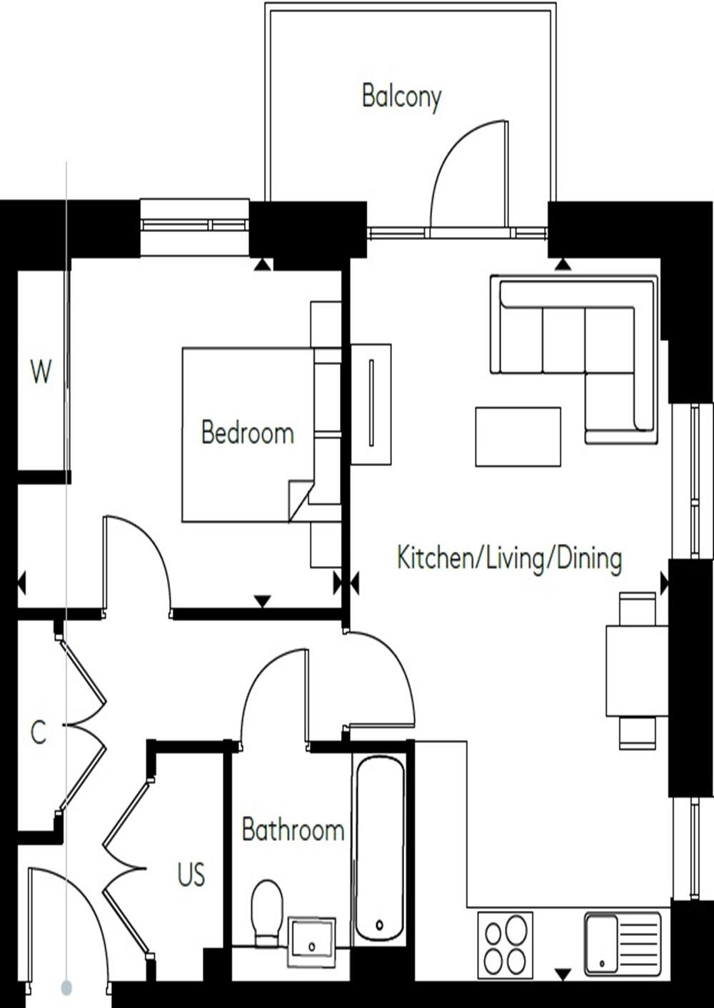 Brecon Court, TW3 floorplan